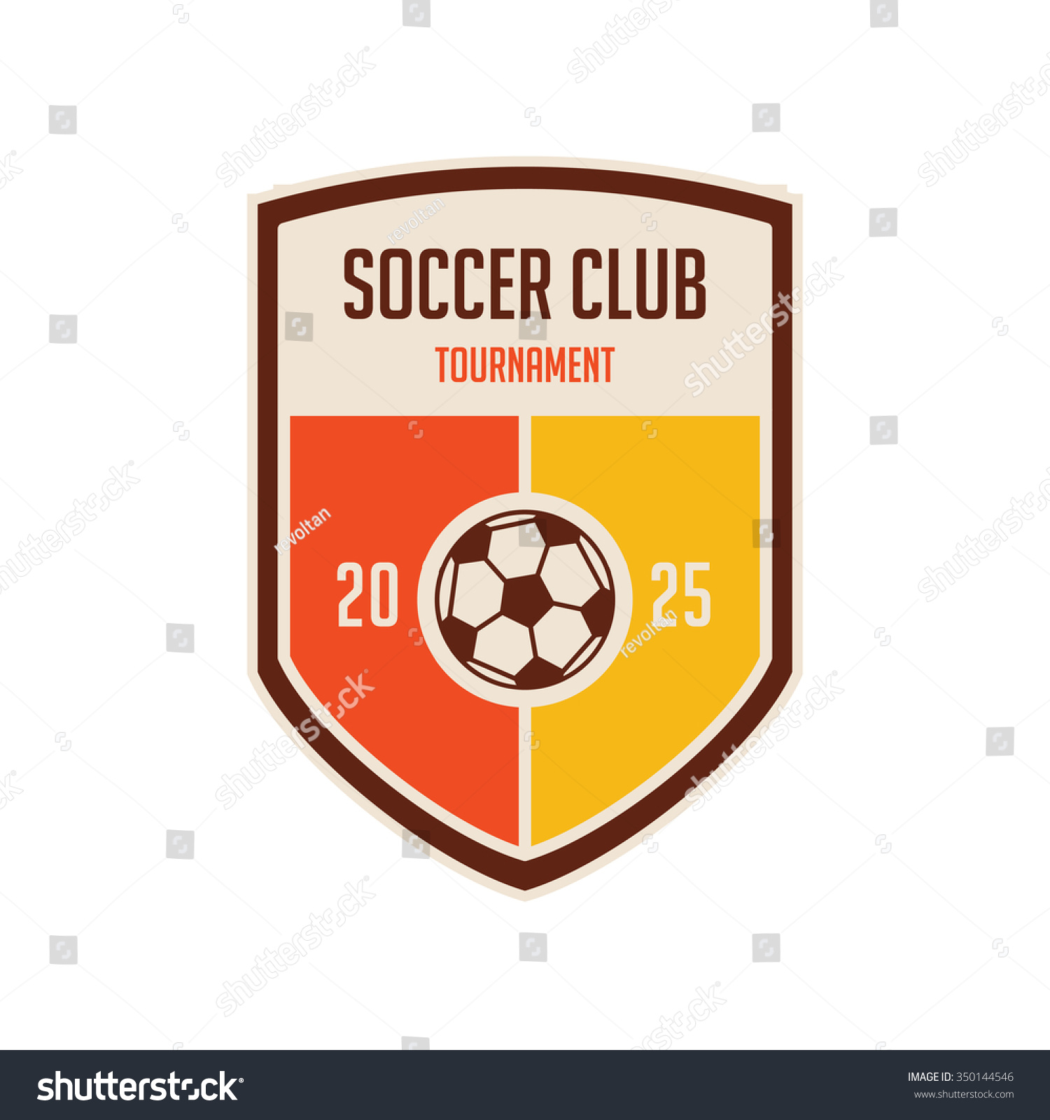 Soccer Football Badge Logo Design Templates. Sport Team Identity #3 ...