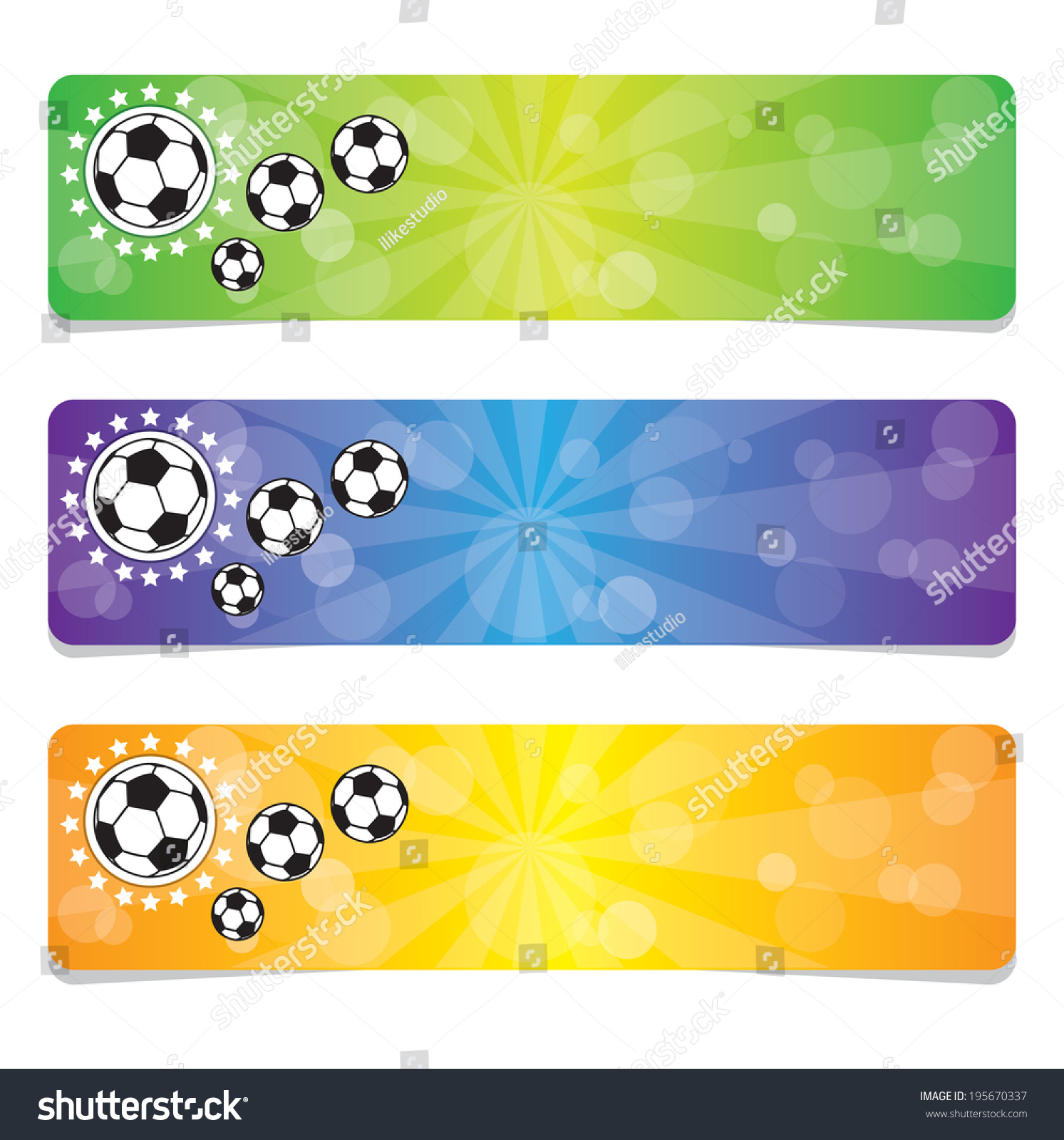 Soccer Headers Vector Illustration Stock Vector (Royalty Free ...