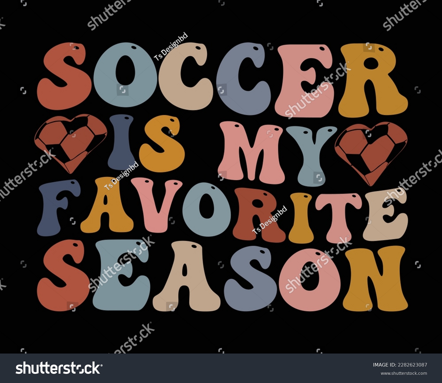 SVG of Soccer Is My Favorite Season Retro Svg Design,Soccer svg Design,Soccer Mom Svg,Game Day Svg, Retro Soccer Svg,Soccer Quote,Cut File Cricut svg