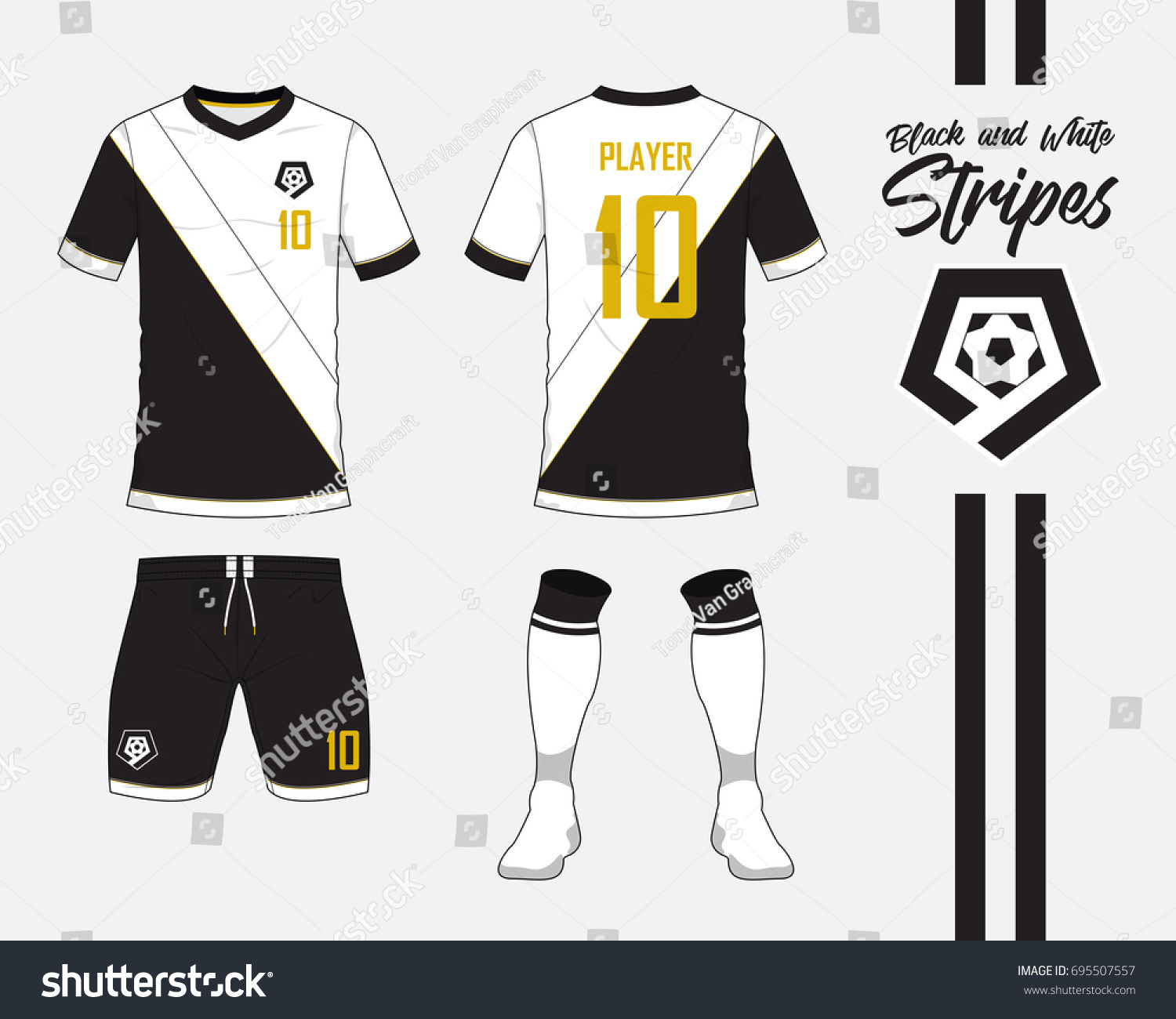 jersey design black and white