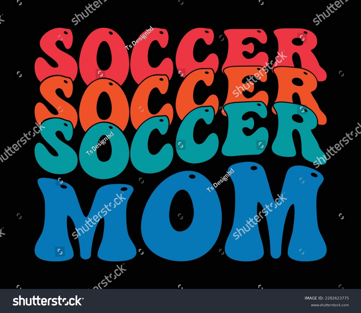 SVG of Soccer Mom retro Svg Design,Soccer svg Design,Soccer Mom Svg,Game Day Svg, Retro Soccer Svg,Soccer Quote,Cut File Cricut svg
