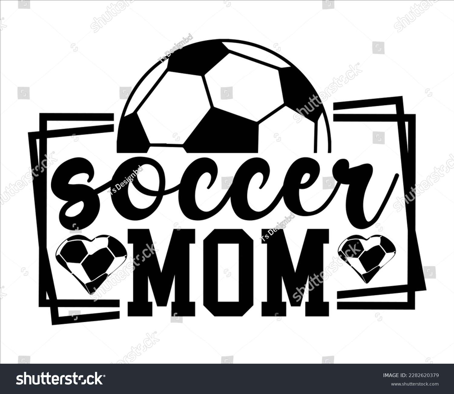 SVG of Soccer Mom svg Design,Soccer svg Design,Soccer Mom Svg,Game Day Svg, Retro Soccer Svg,Soccer Quote,Proud Soccer Svg, Sports svg