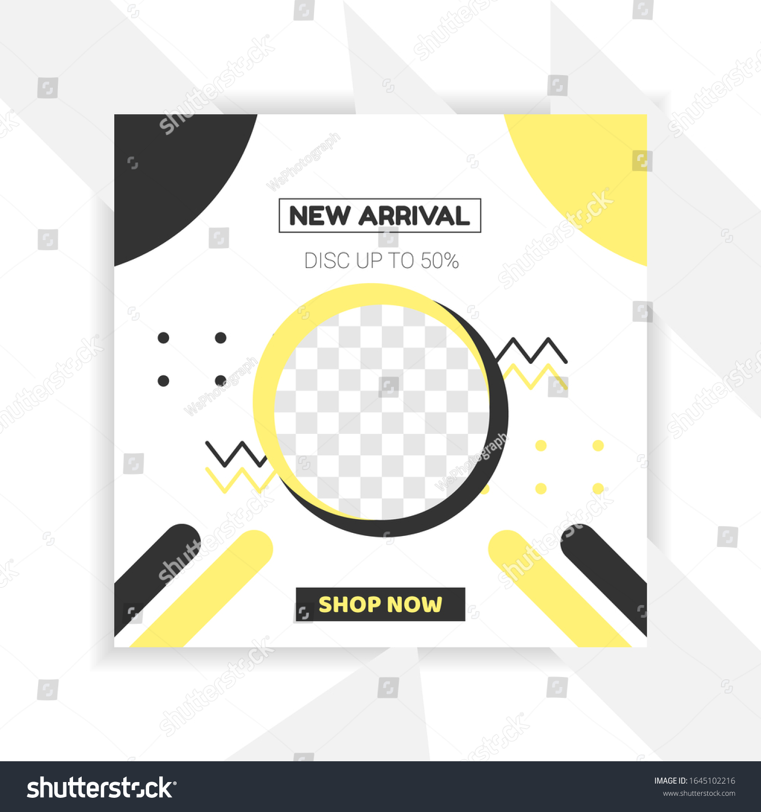 Social Media Pack Business Presentation Template Stock Vector Royalty Free 1645102216