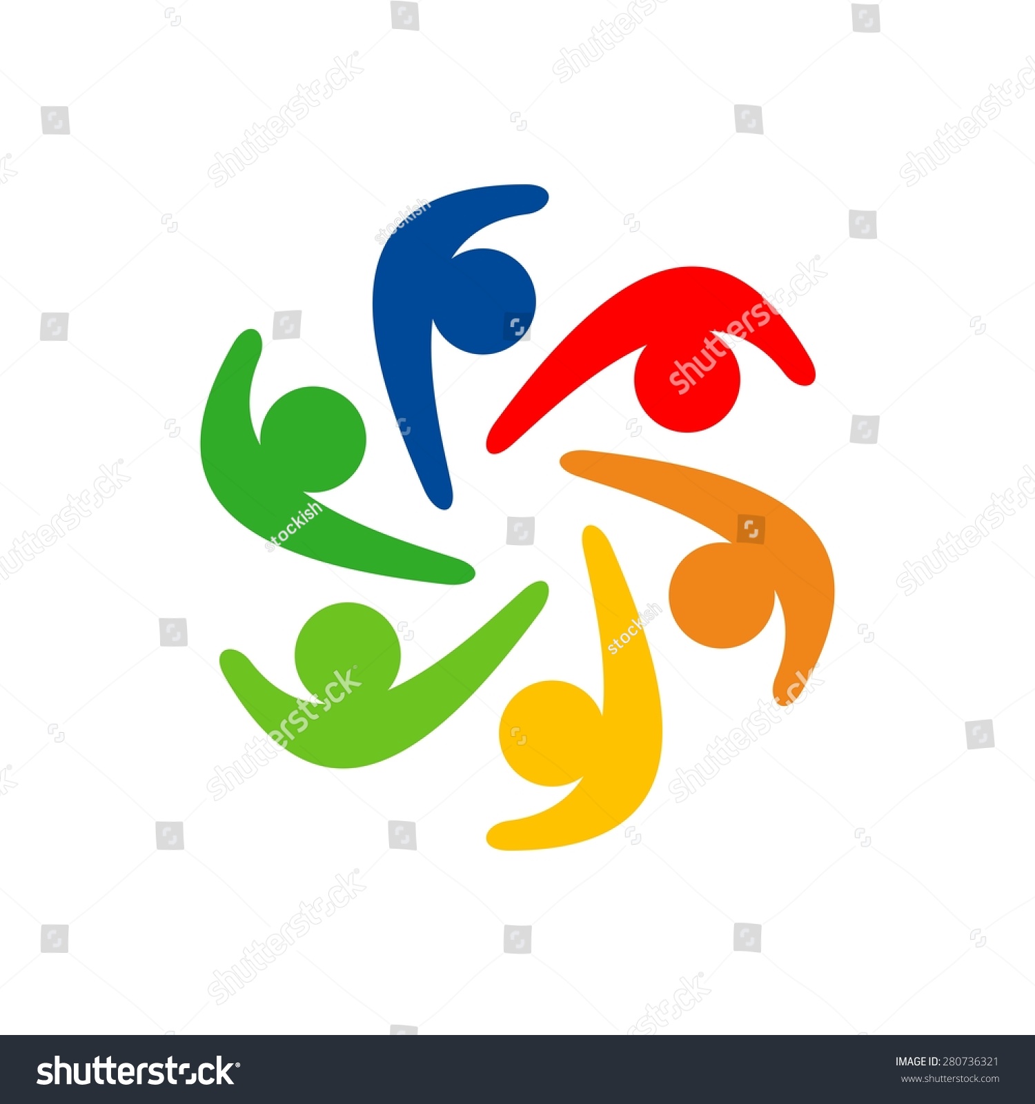 Social Relationship Community Logo Icon Stock Vector (Royalty Free ...