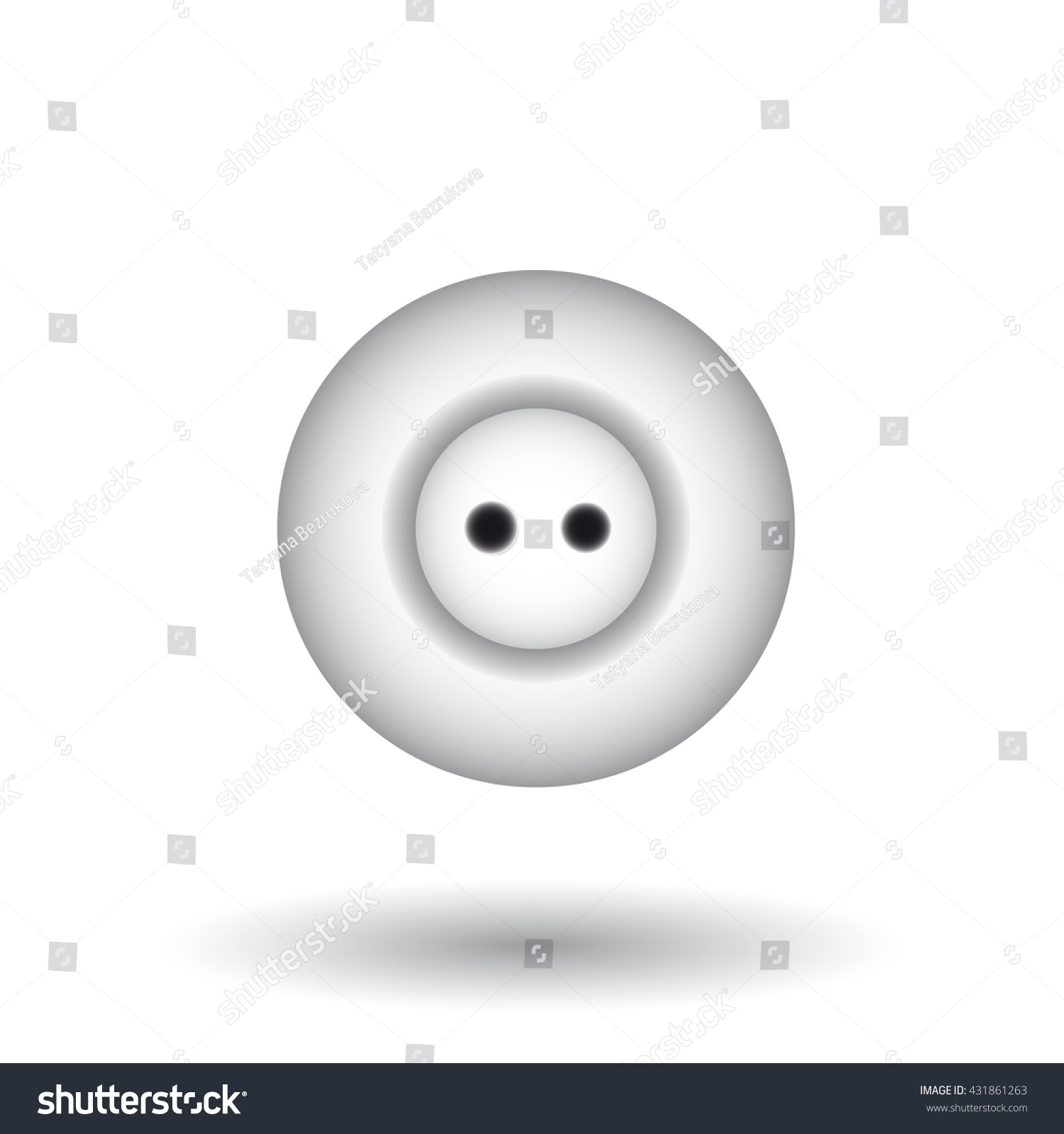 Sockets Round Icon White Background Stock Vector (Royalty Free) 431861263
