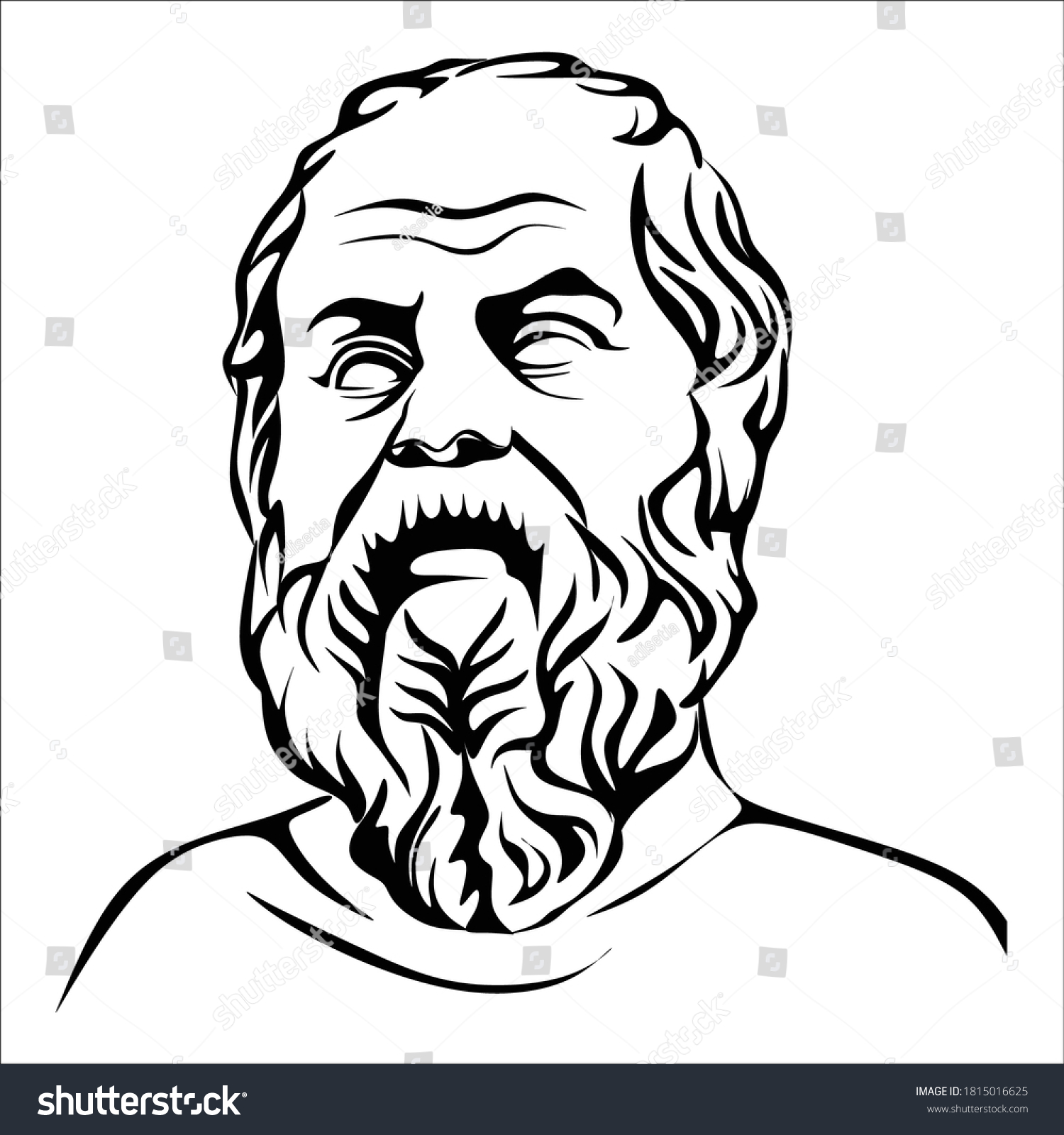 Socrates drawing Images, Stock Photos & Vectors Shutterstock