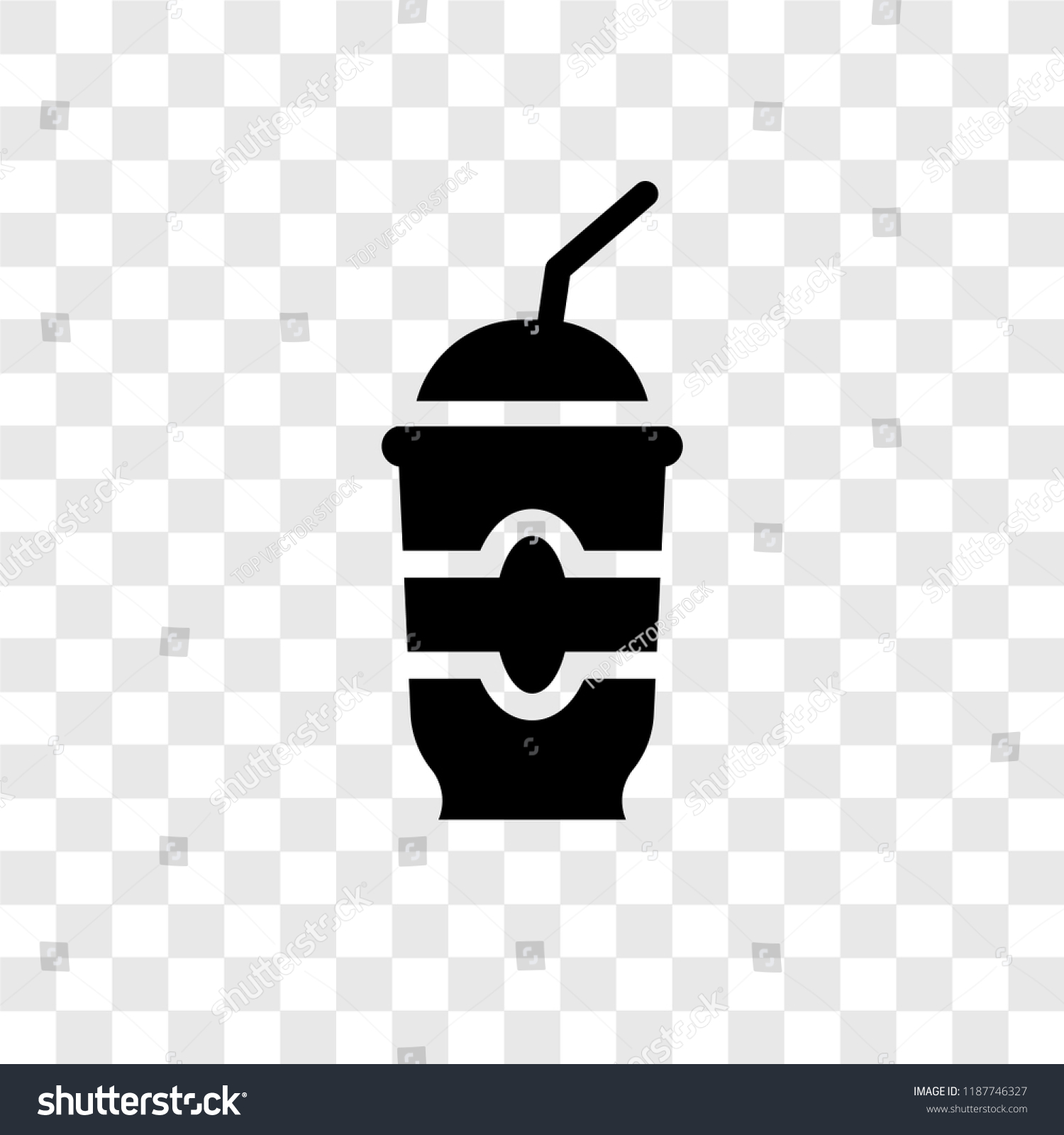 SVG of Soda Drink vector icon isolated on transparent background, Soda Drink transparency logo concept svg