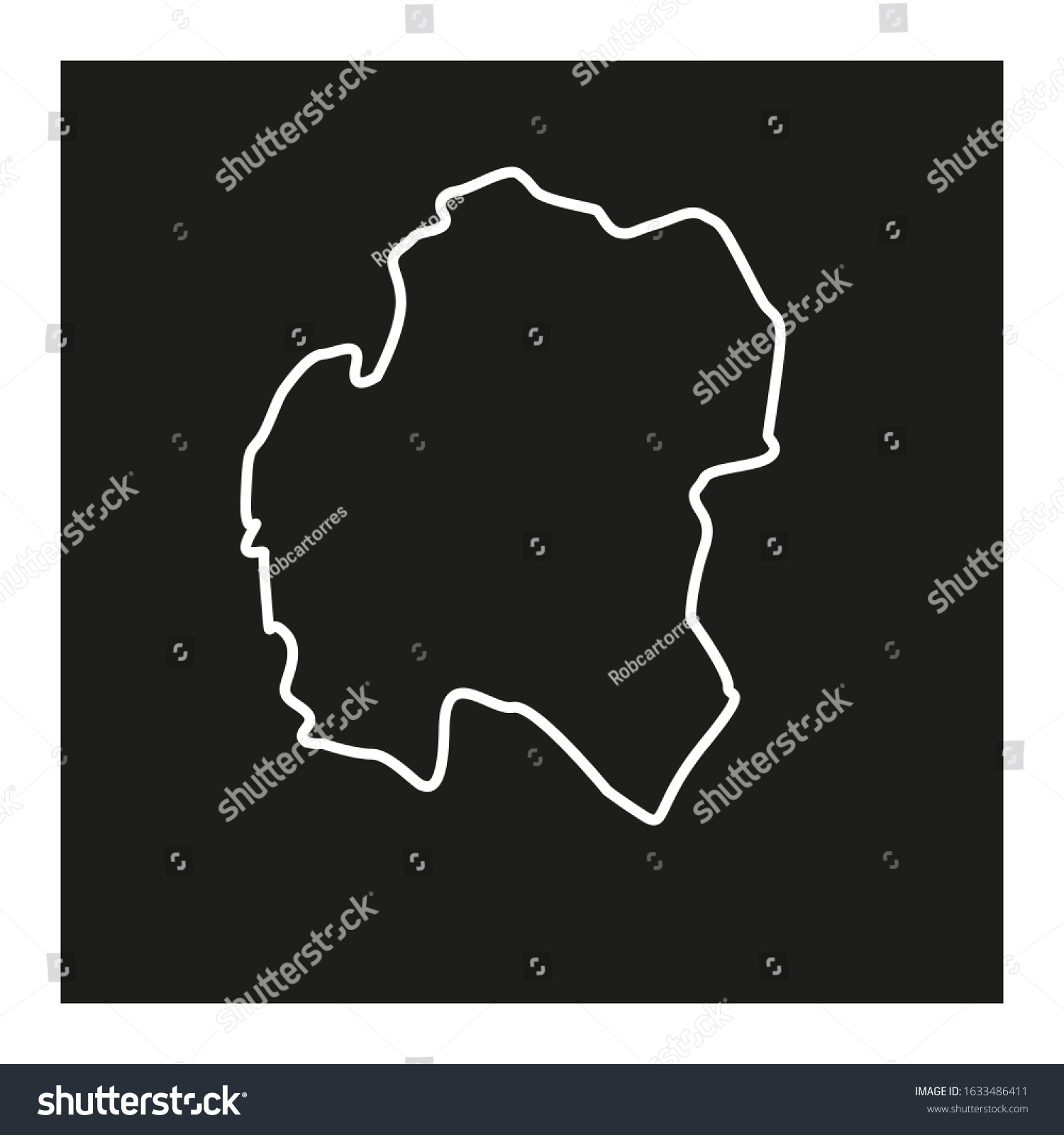 Sofia Region Map Madagascar Country Stock Vector Royalty Free