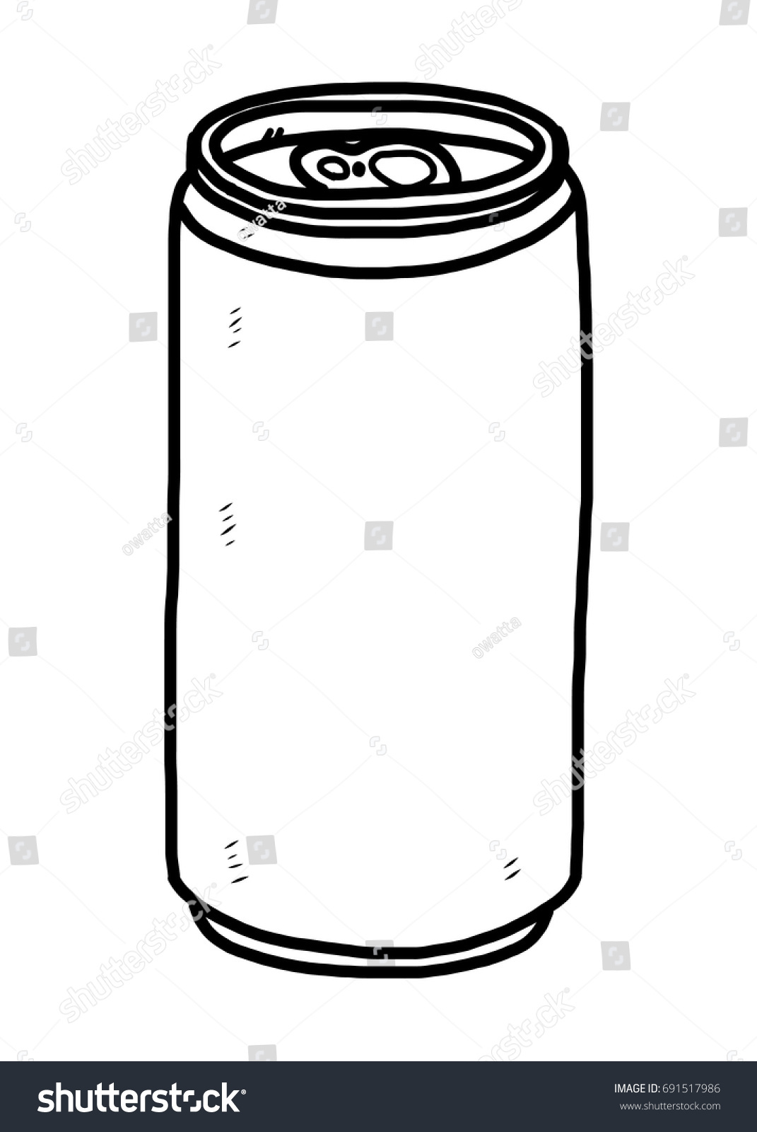 Soft Drink Can Cartoon Vector Illustration Stock Vector (Royalty Free ...