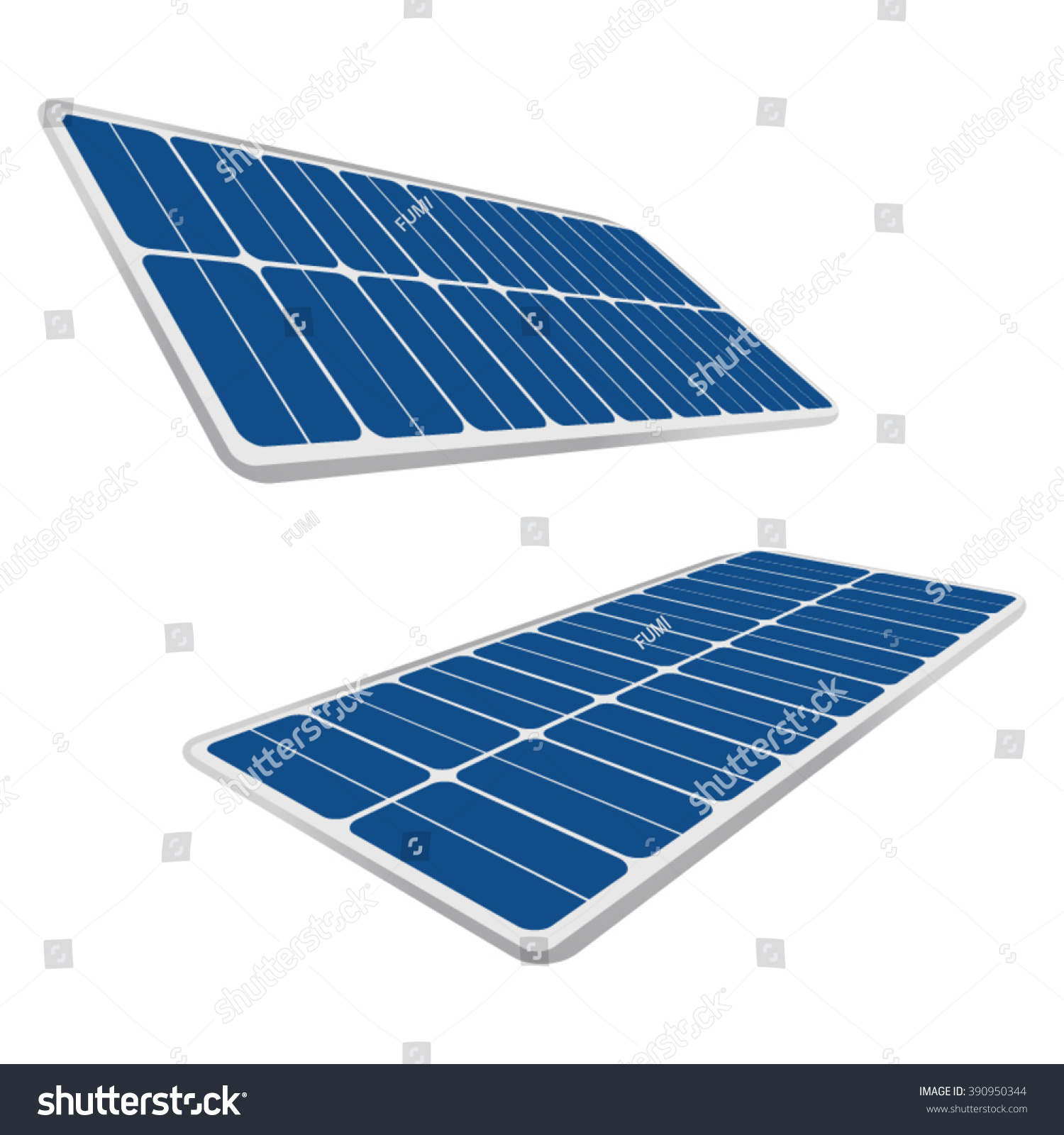 Solar Panel Vector - 390950344 : Shutterstock