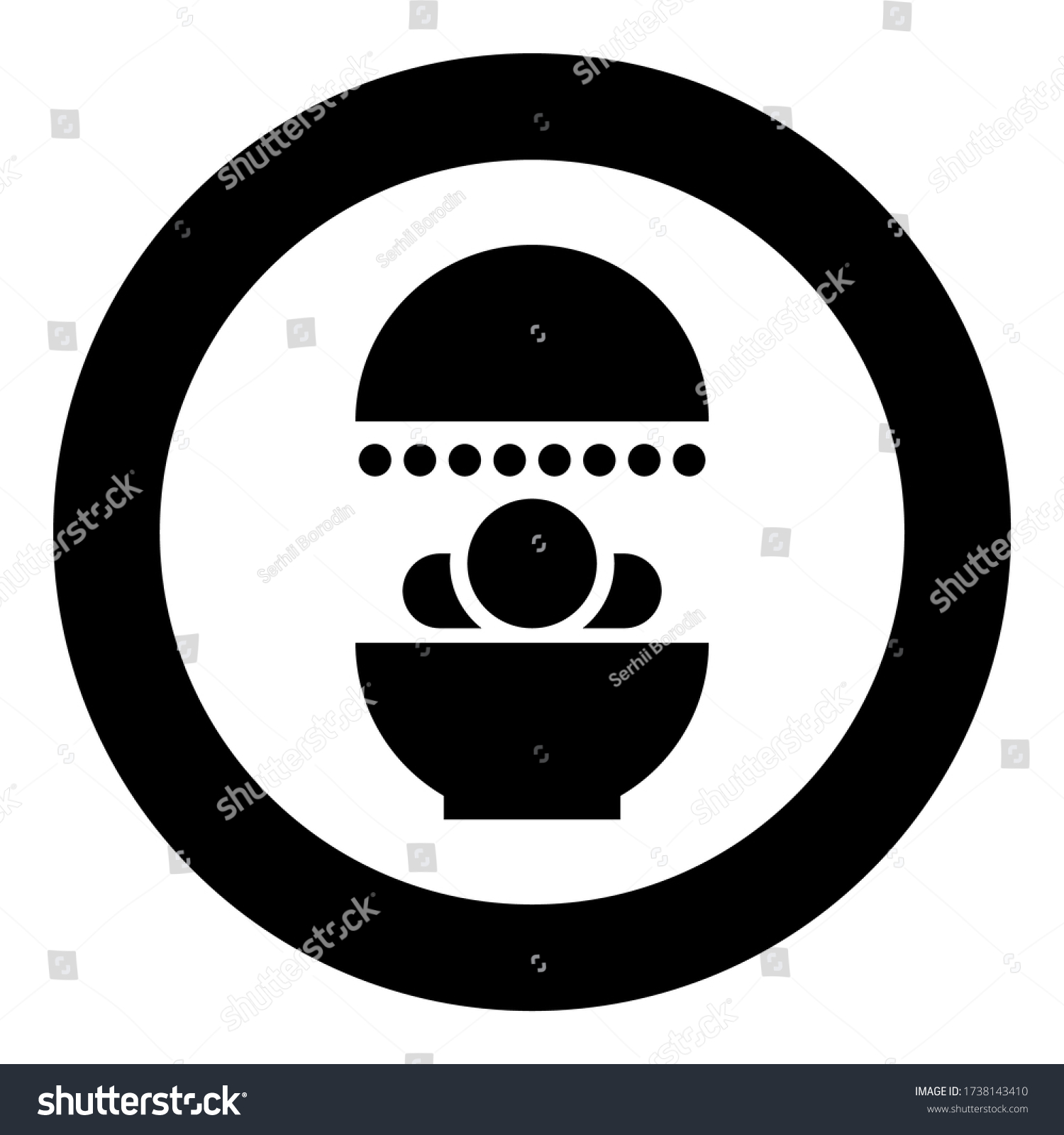 SVG of Solarium Human treatment exposure therapy Body CT scanning CAT Scan Radiotherapy icon in circle round black color vector illustration flat style image svg