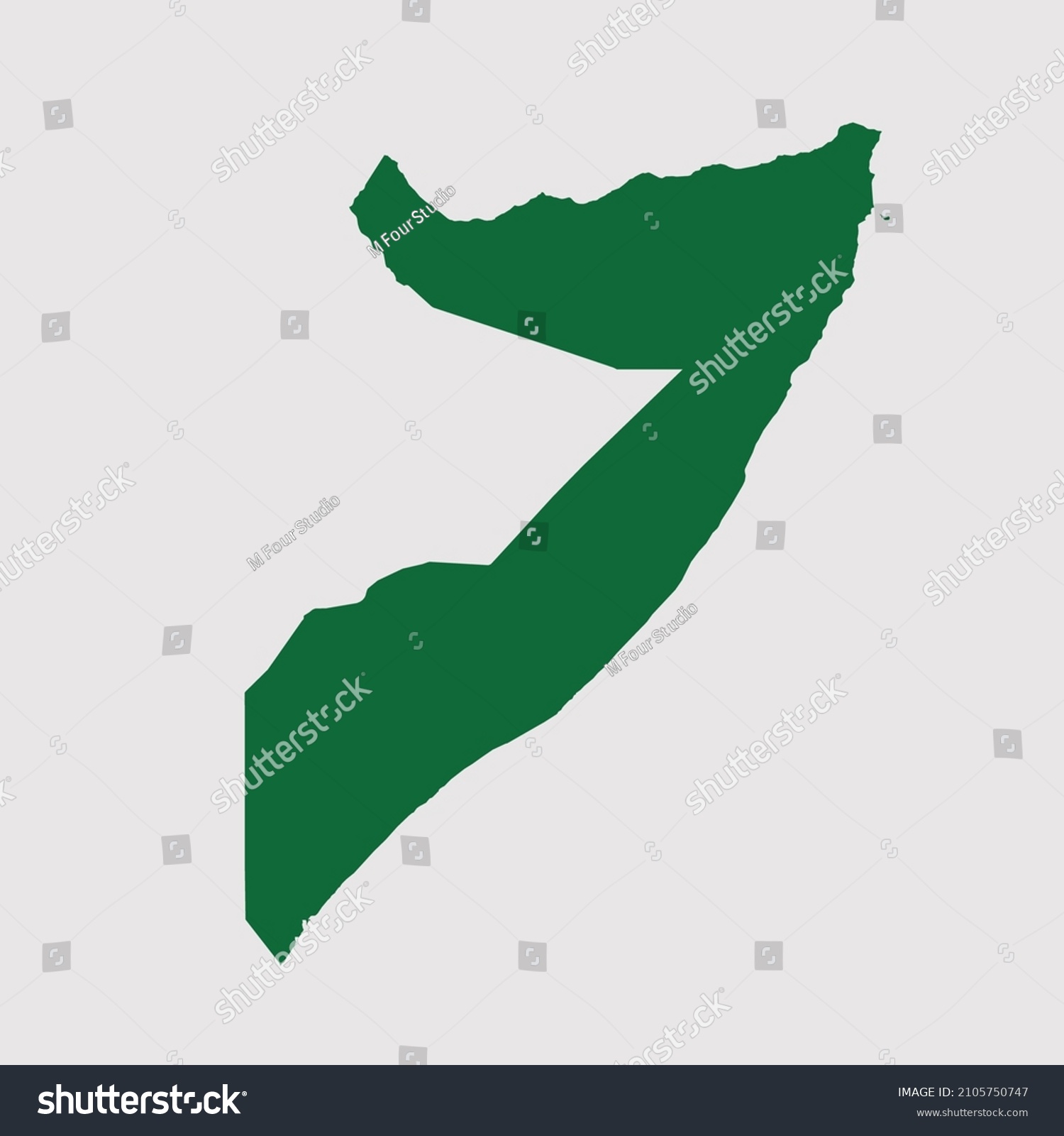 Somalia Map Vector Abstract Design Vector Stock Vector Royalty Free   Stock Vector Somalia Map Vector Abstract Design Vector Illustration Eps Green Color Palette Color High 2105750747 