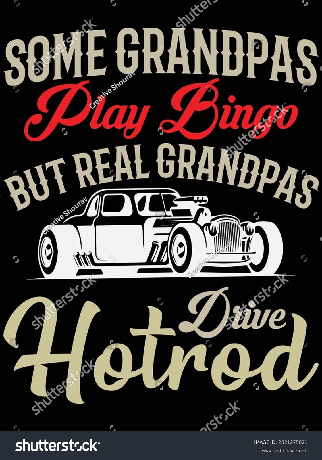 SVG of Some grandpas play bingo but real grandpas vector art design, eps file. design file for t-shirt. SVG, EPS cuttable design file svg