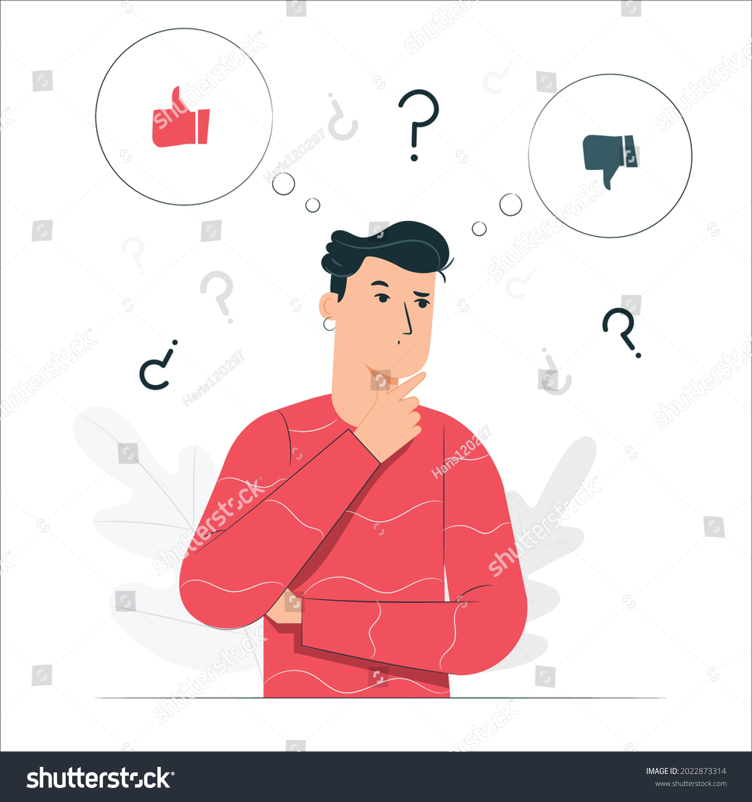 454 Someone thinking vector Images, Stock Photos & Vectors | Shutterstock