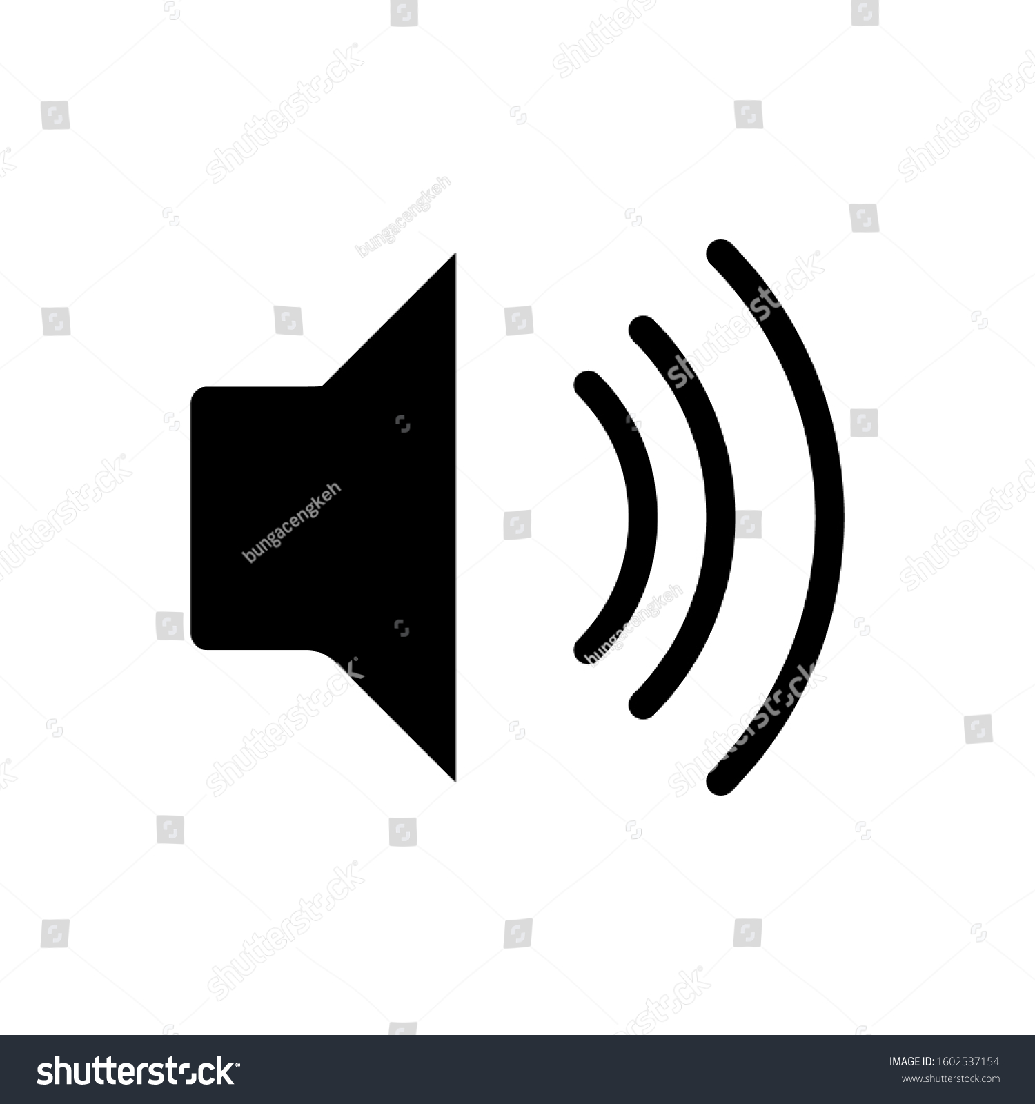 Sound Volume Icon Design Vector Template Stock Vector Royalty Free 1602537154