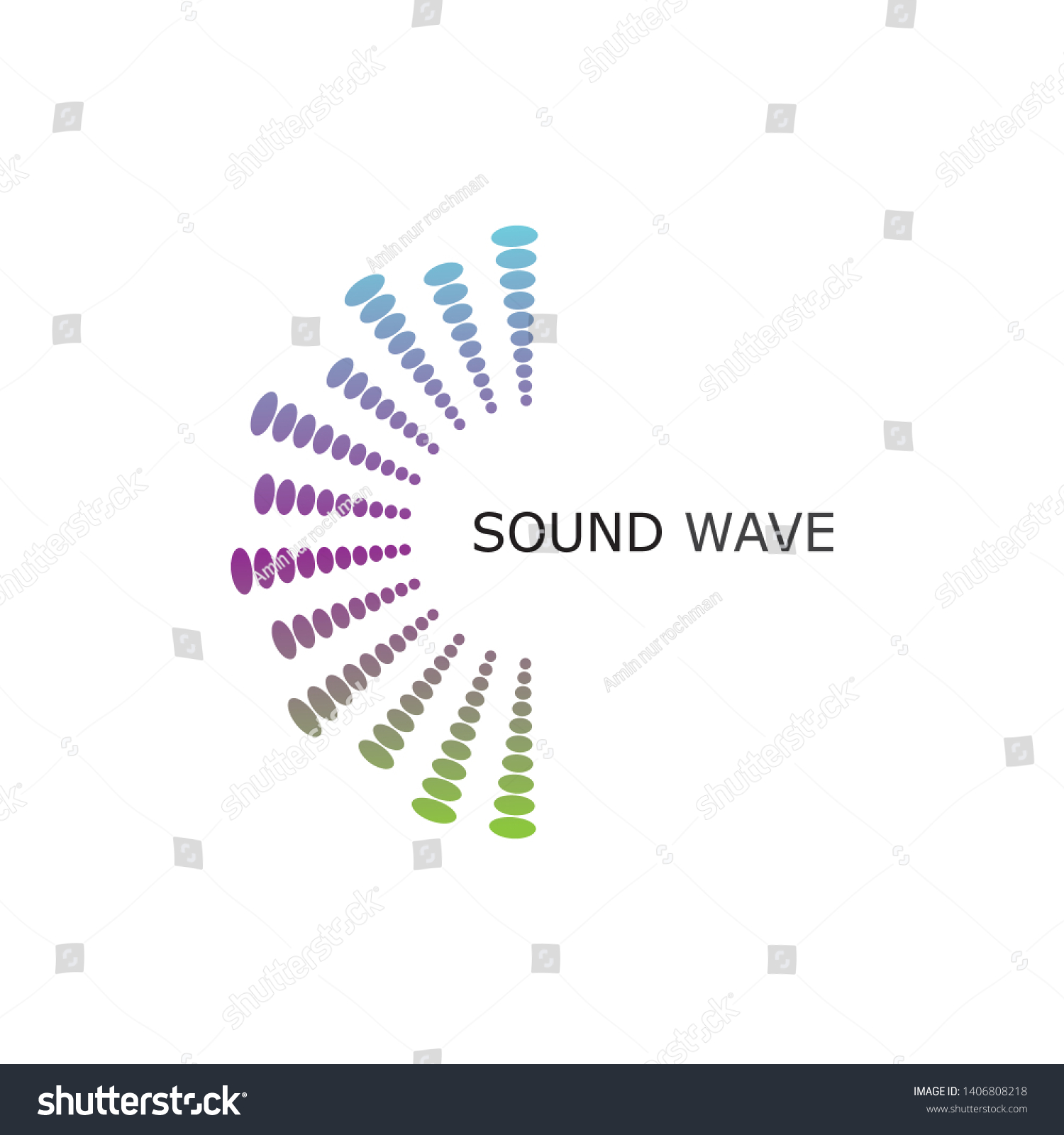 Sound Wave Music Logo Vector Template Stock Vector (Royalty Free ...