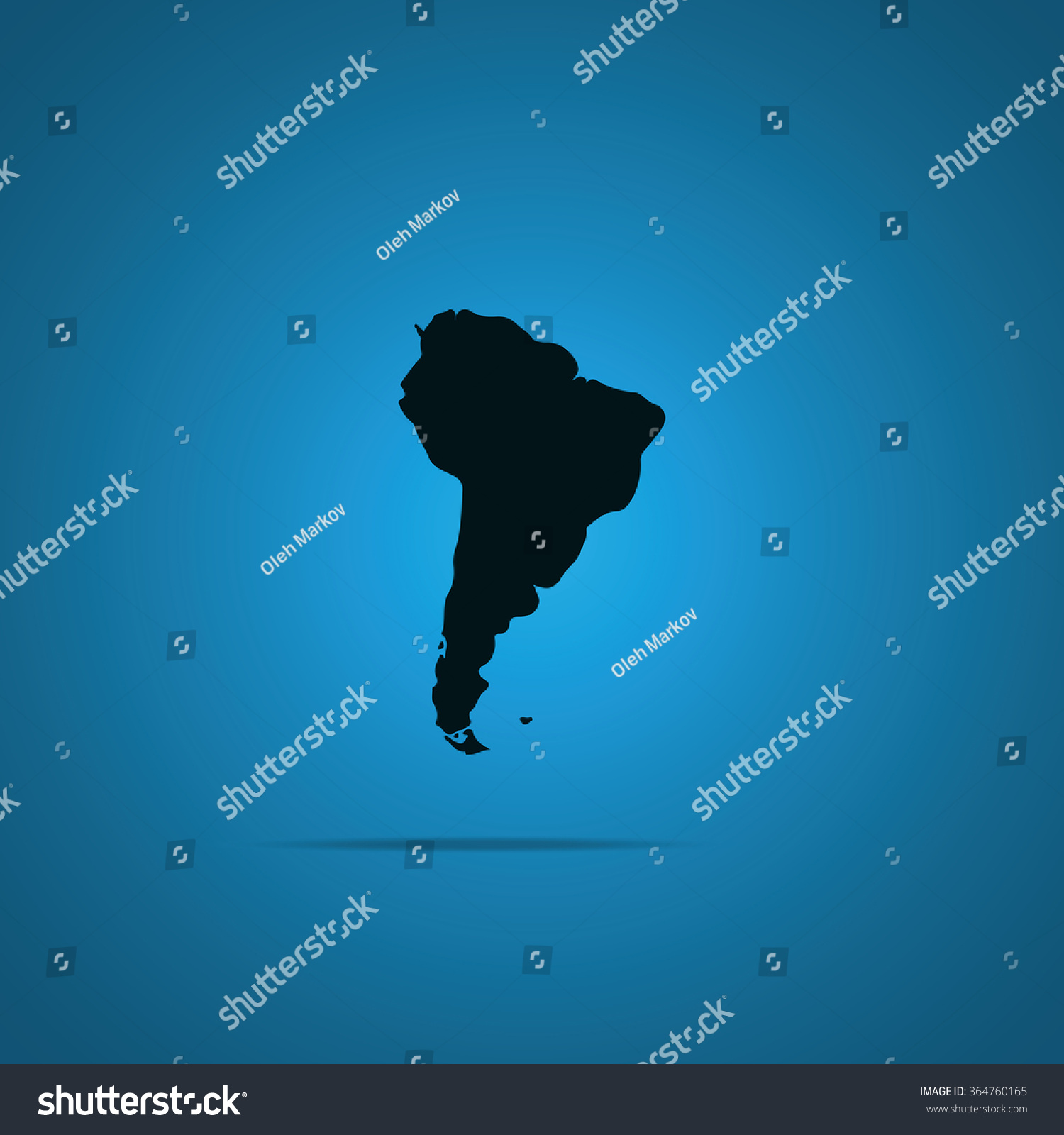 South America Map Illustration Stock Vector Royalty Free Shutterstock