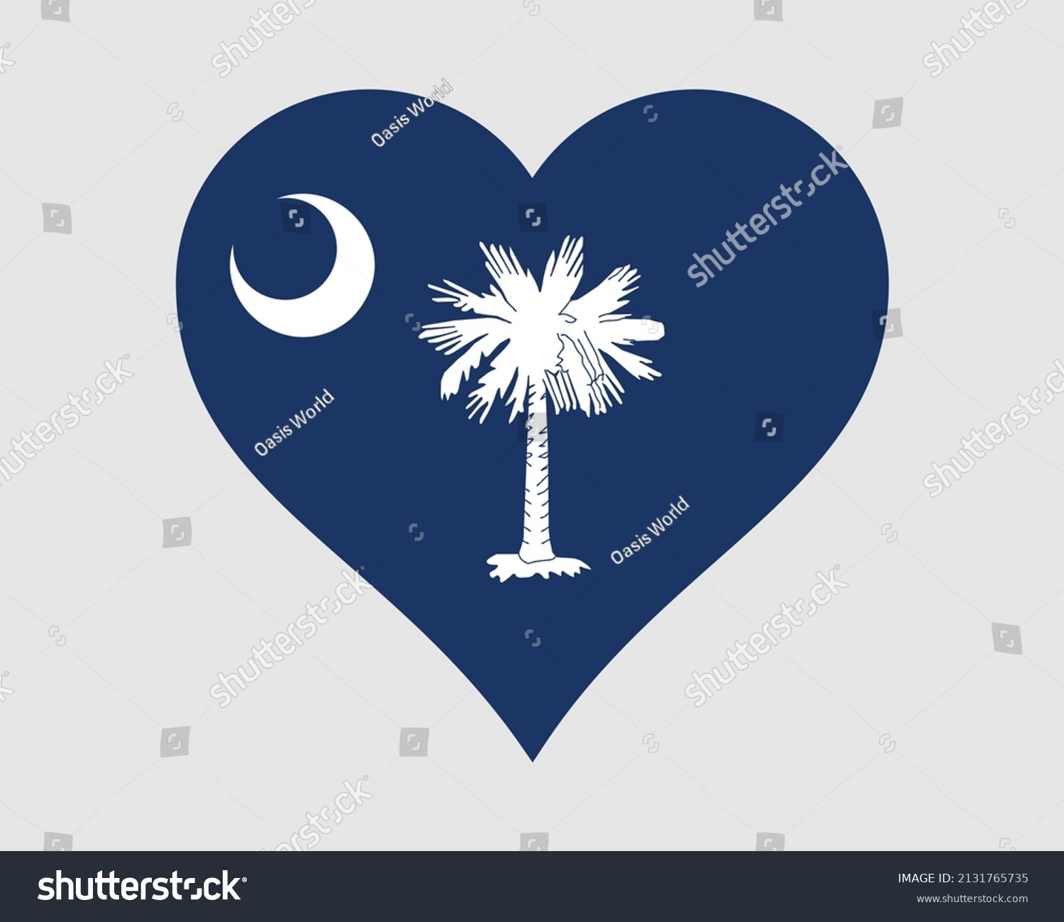 SVG of South Carolina USA Heart Flag. SC US Love Shape State Flag. Palmetto State United States of America Banner Icon Sign Symbol Clipart. EPS Vector Illustration. svg