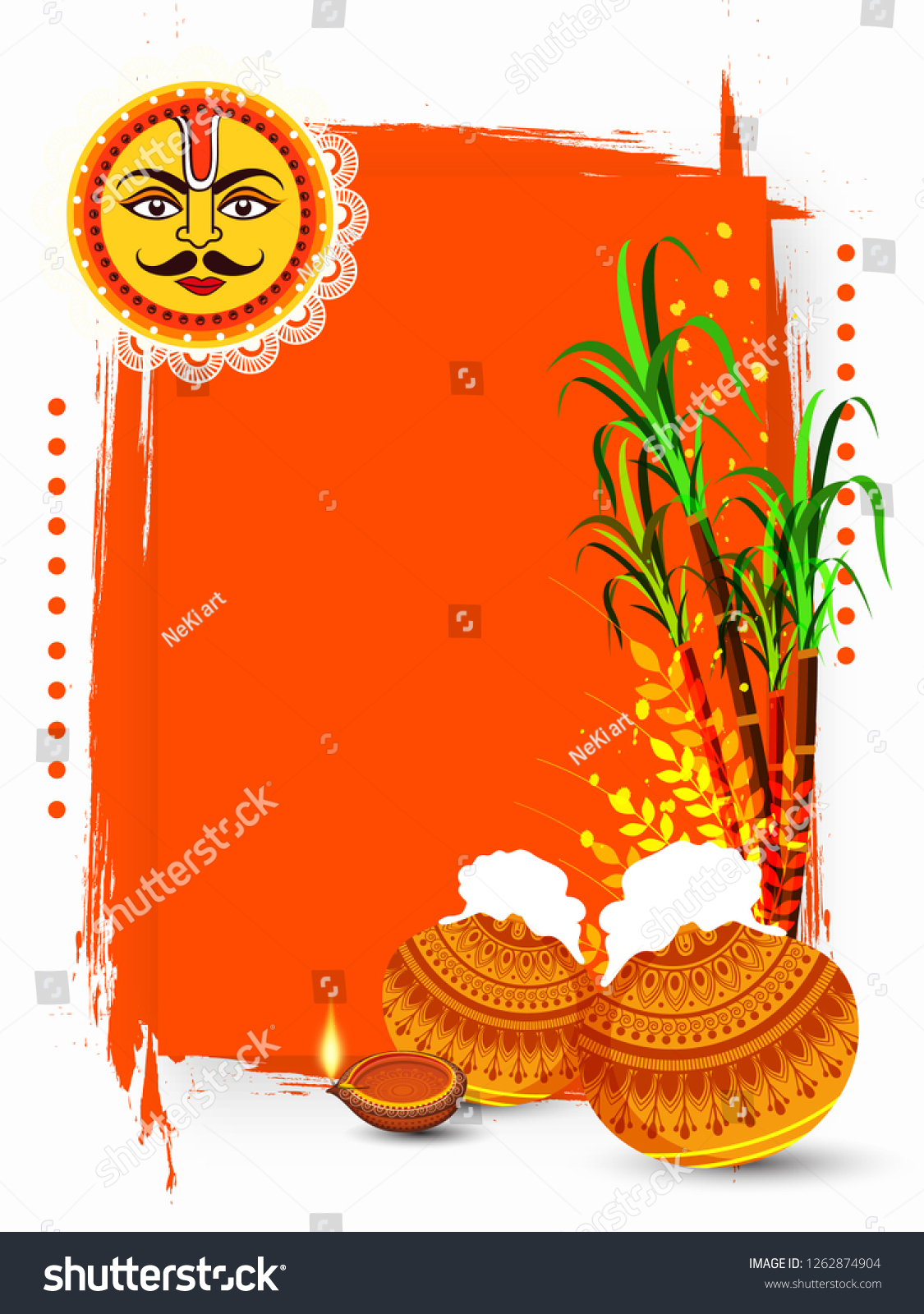 south indian festival pongal background template stock vector royalty free 1262874904 https www shutterstock com image vector south indian festival pongal background template 1262874904