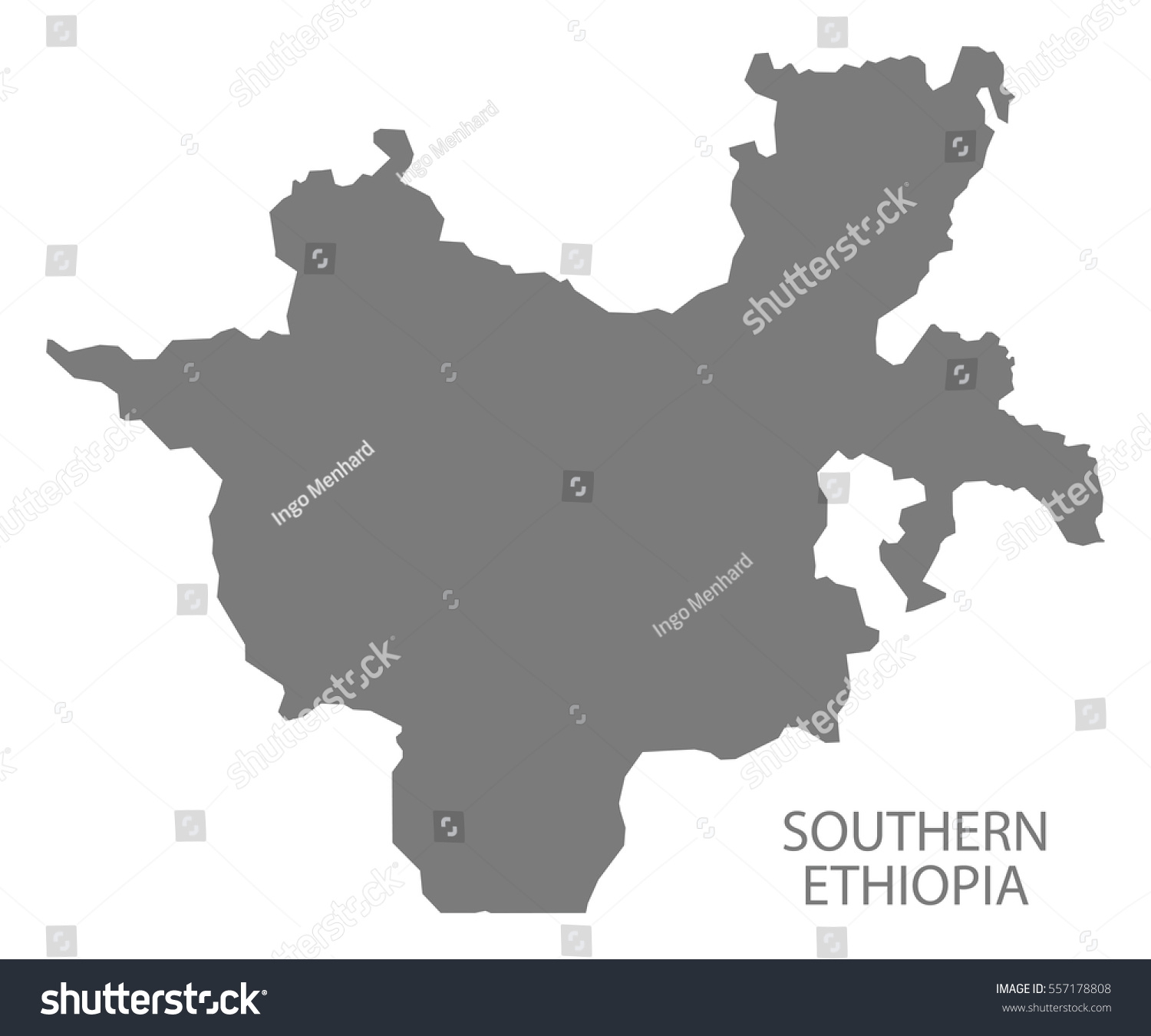 Map Of Southern Ethiopia Map Southern Nations Nationalities Peoples Region Stock Vector (Royalty  Free) 492712876 | Shutterstock