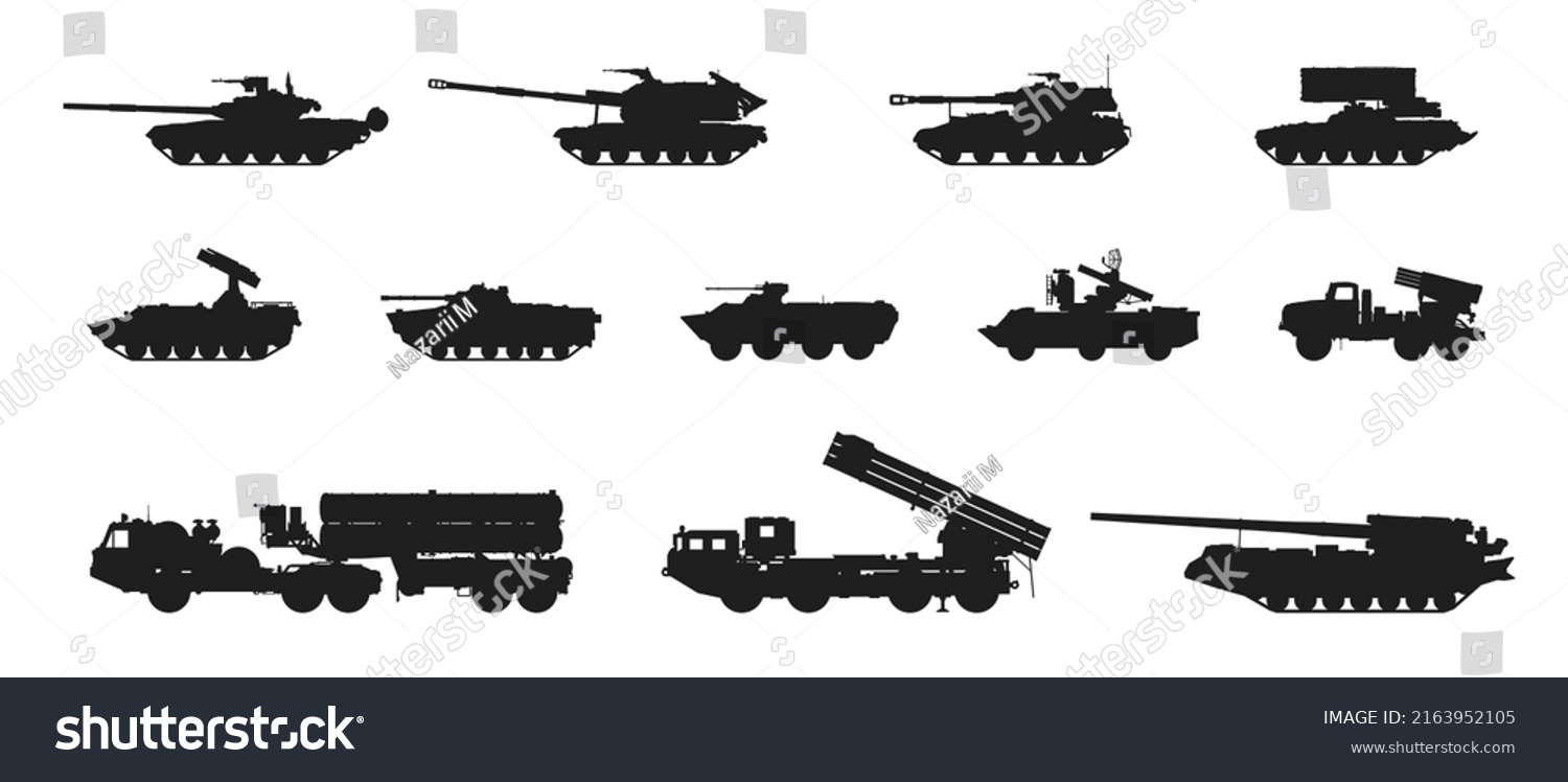 Soviet Russian Army Military Vehicle Equipments Stock Vector (Royalty ...