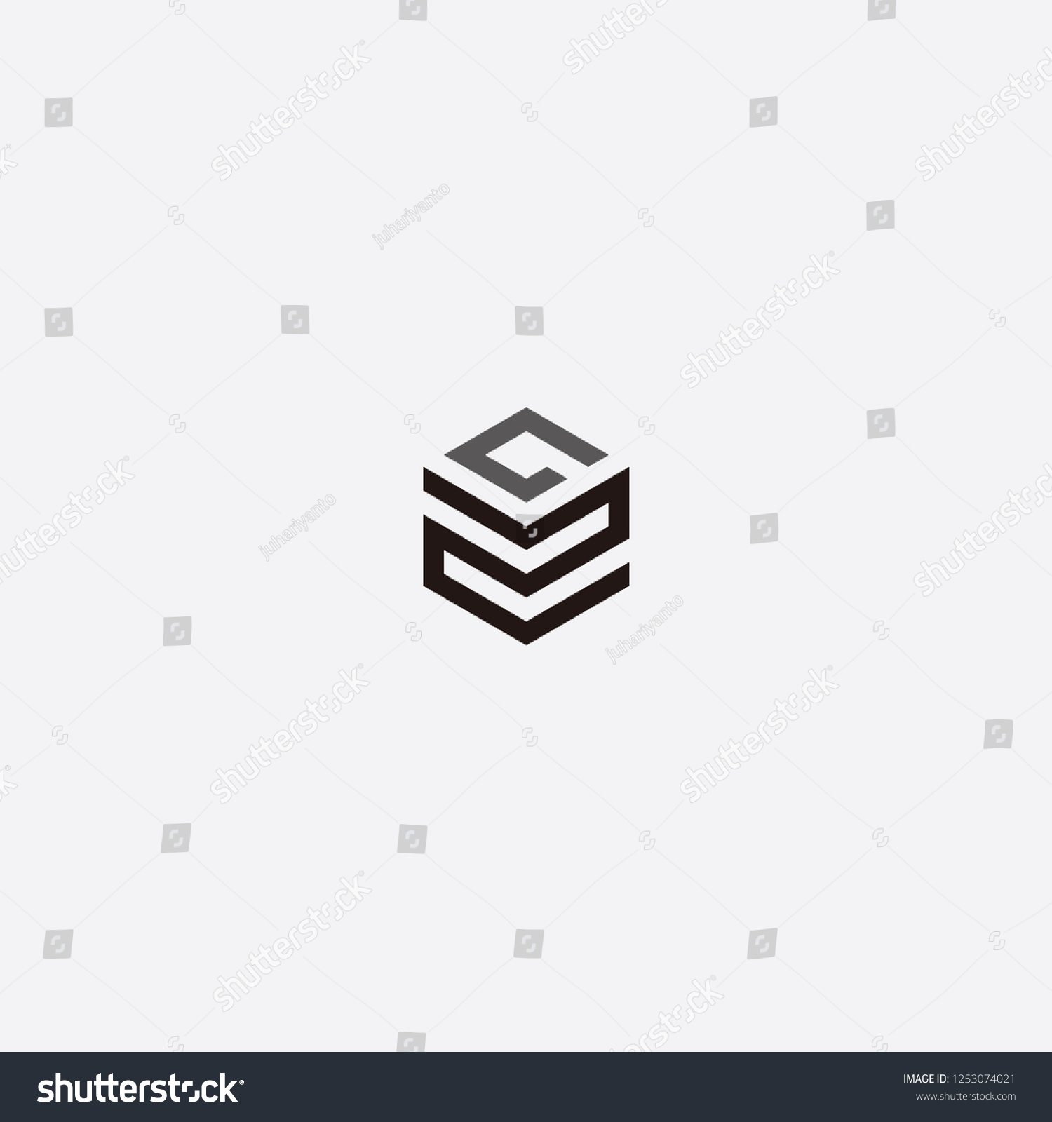 Sp Initial Hexagon Icon Logo Vector Stock Vector (Royalty Free ...