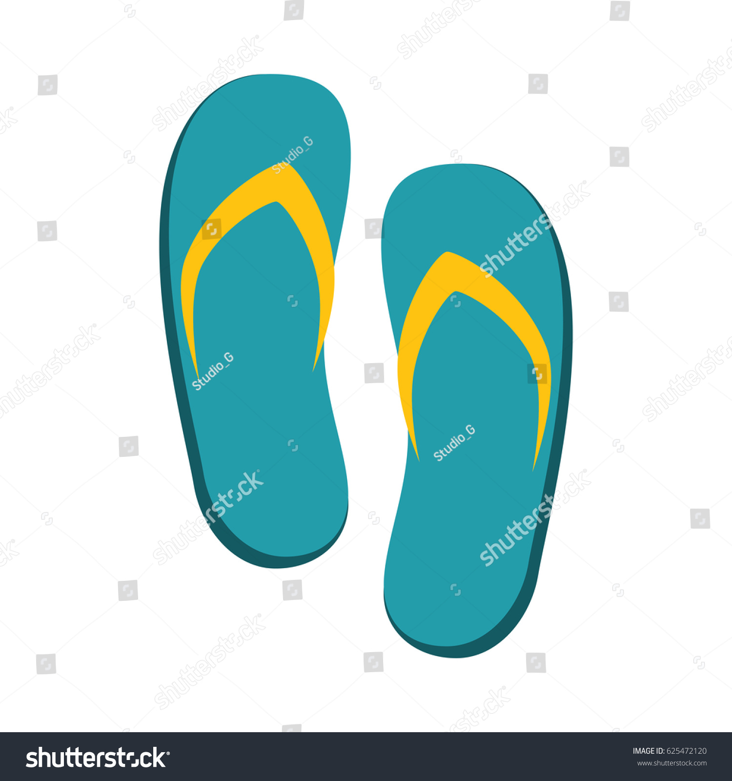 spa flip flops