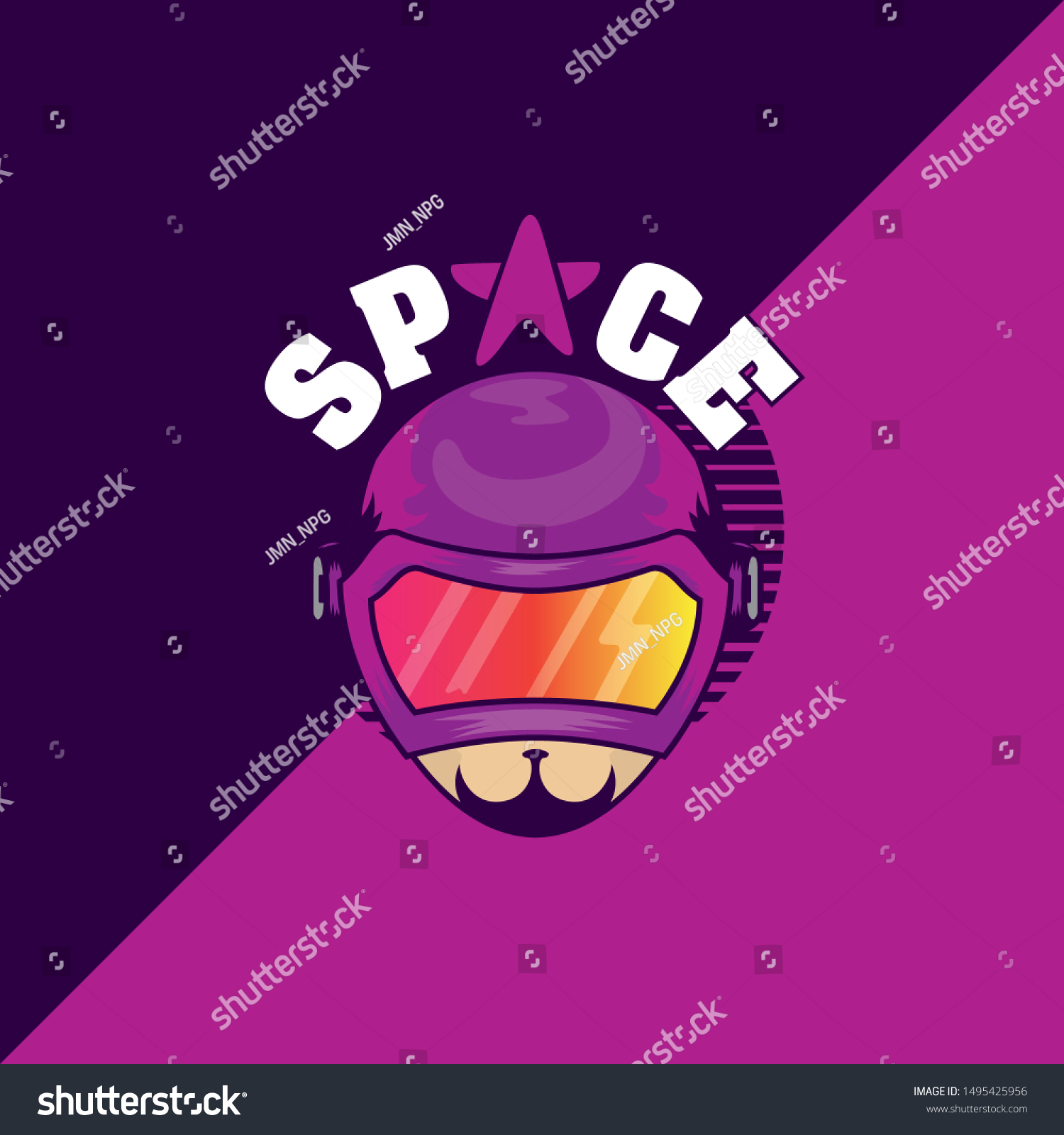 SVG of Space Ranger Astronaut esport illustration svg