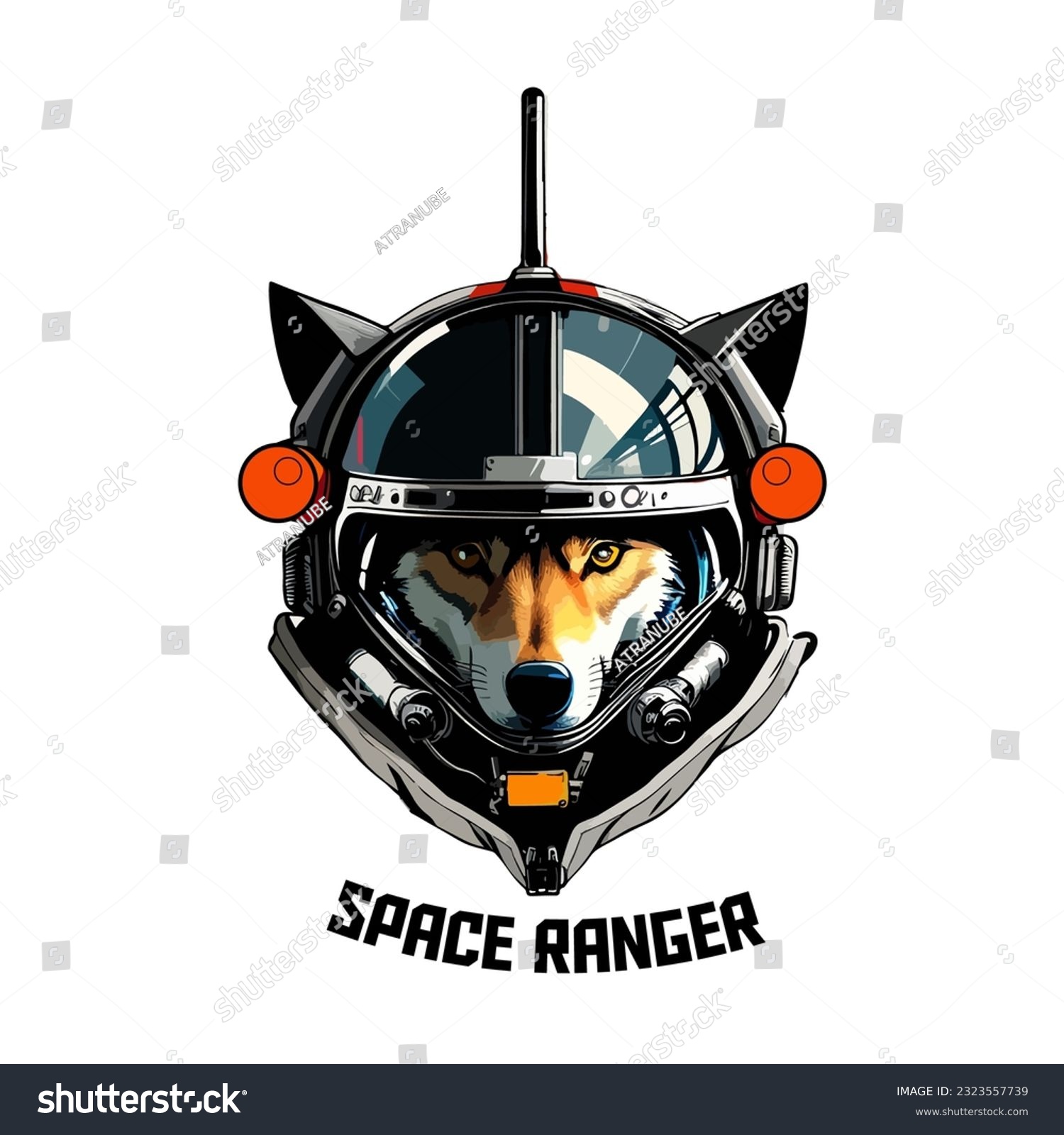 SVG of Space Ranger Fox: A Bold and Adventurous svg