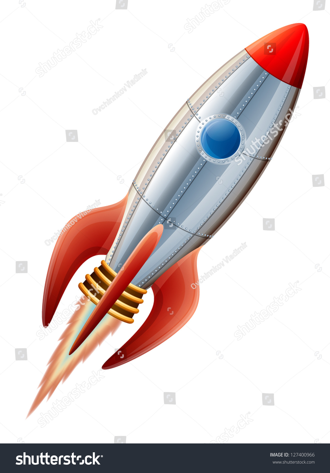 Space Rocket Eps 10 File Transparency Stock Vector 127400966 - Shutterstock