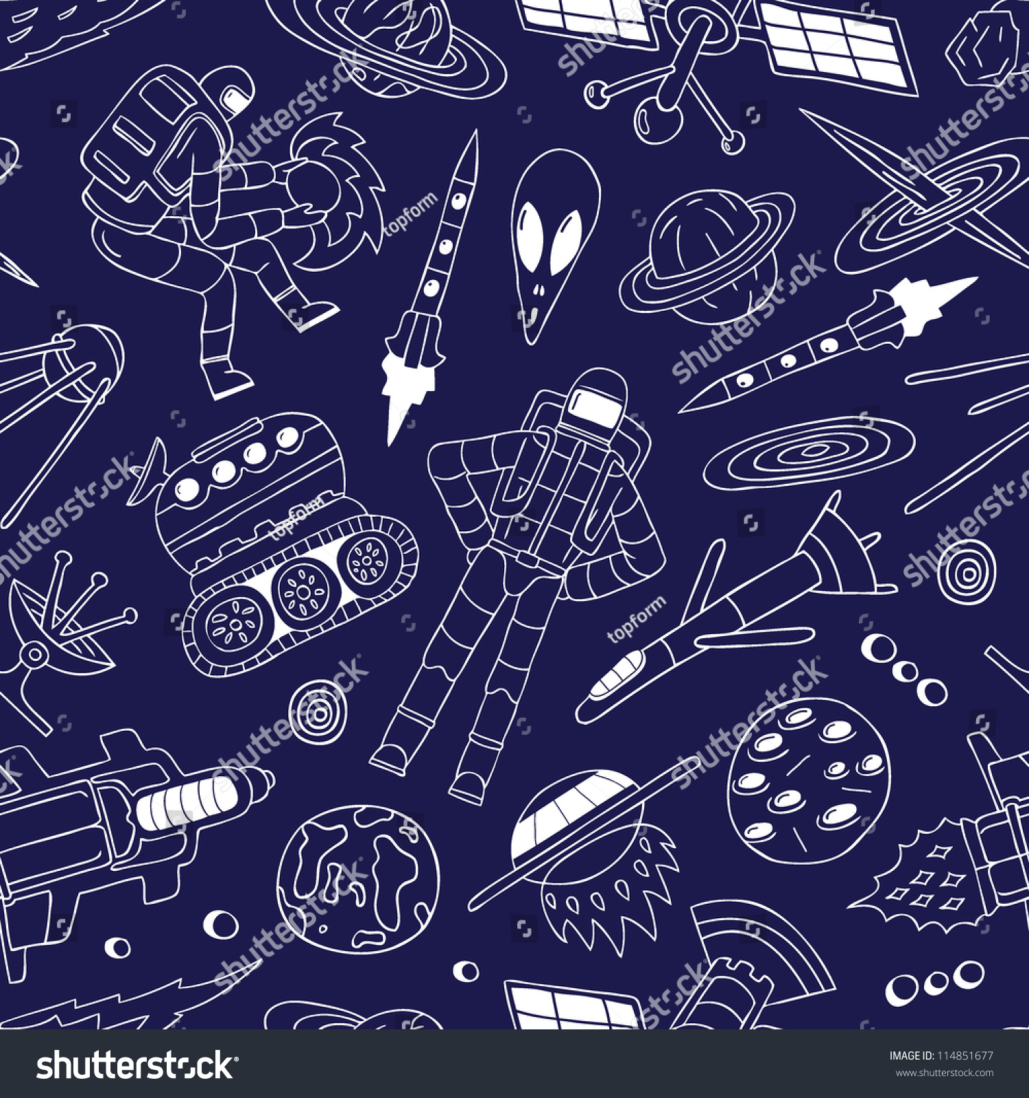 Space Seamless Background Stock Vector Royalty Free 114851677 Space Seamless Background Stock Vector Royalty Free 114851677