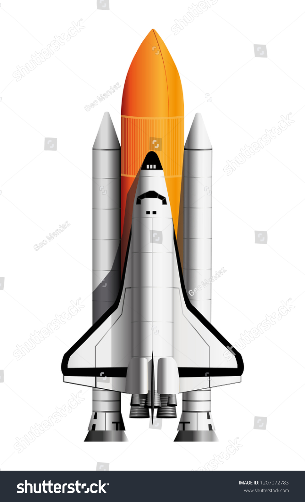 スペースシャトル ベクターイラスト のベクター画像素材 ロイヤリティフリー