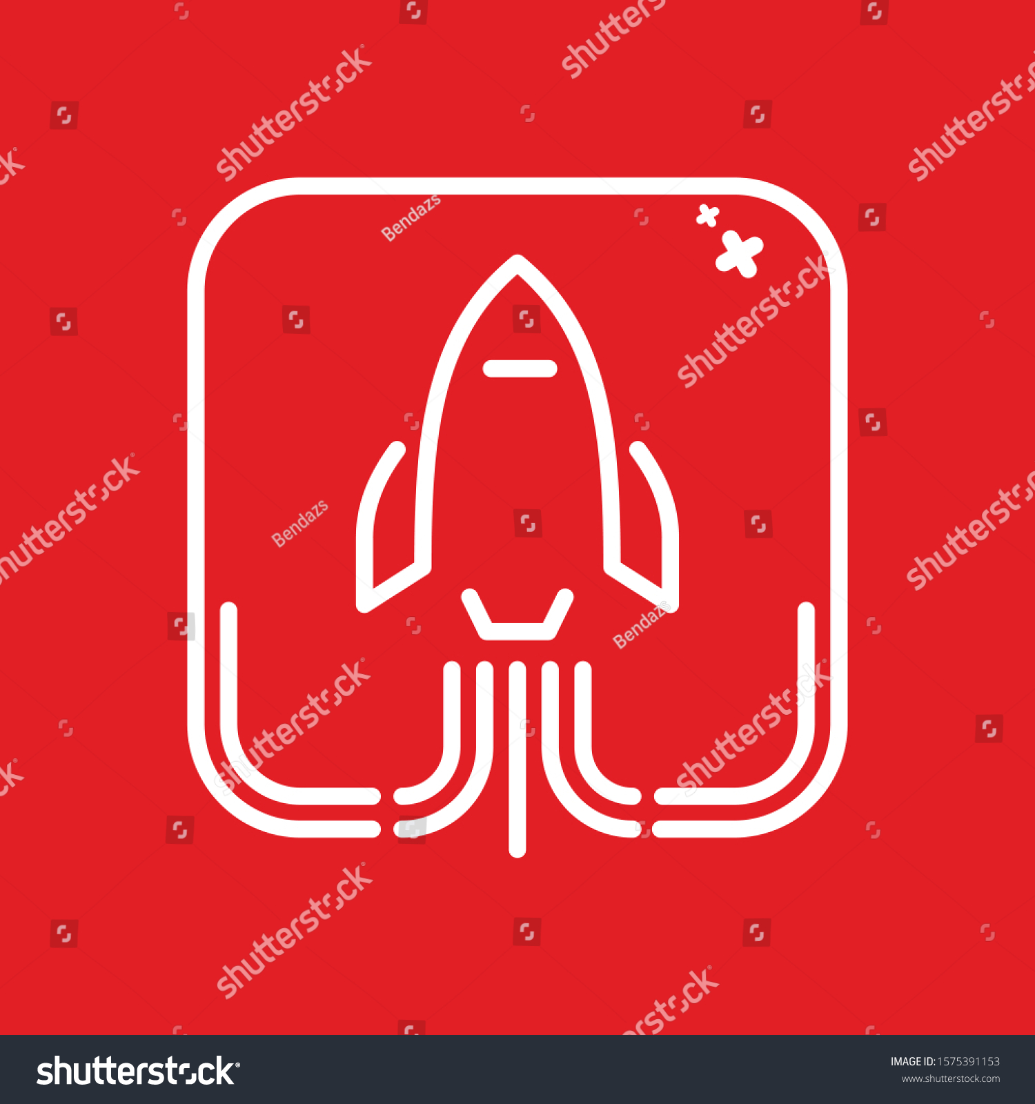 Spaceship Logo Inspiration Vector Icon Illustration Stock Vector ...