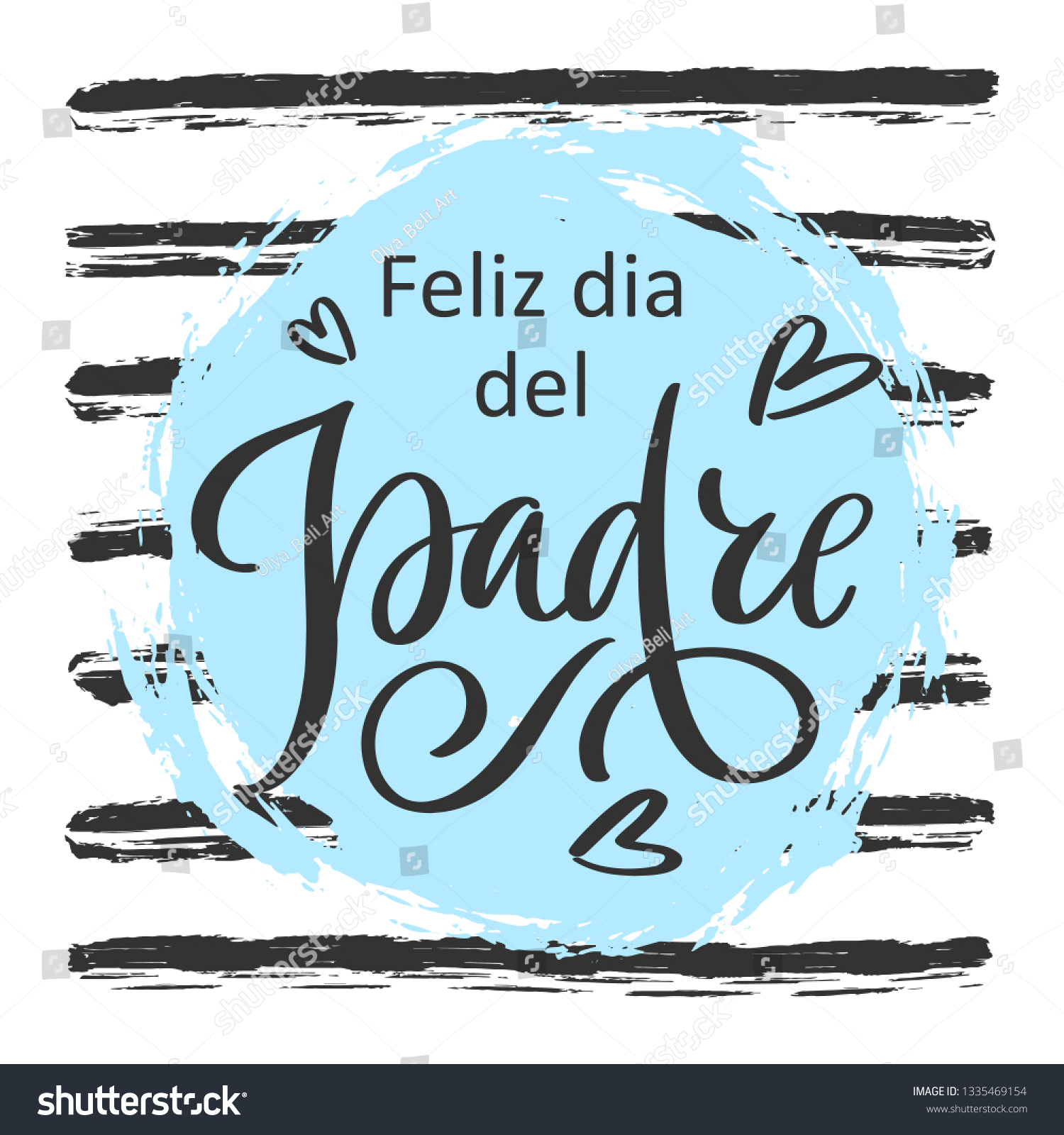 Spanish Translation Feliz Dia Del Padre Stock Vector (Royalty Free ...