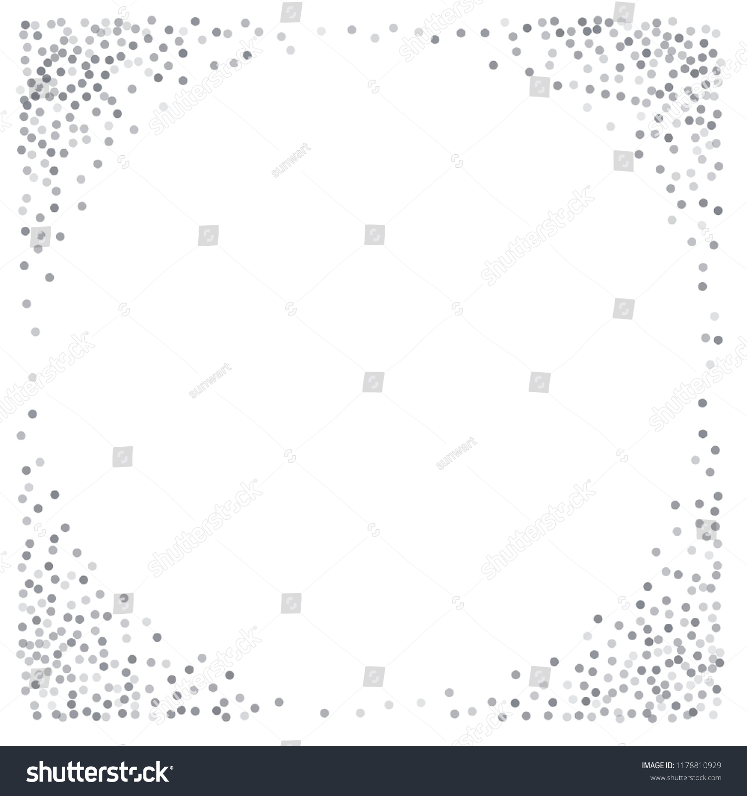 Sparkling Abstract Silver Glitter Background Metal Stock Vector ...