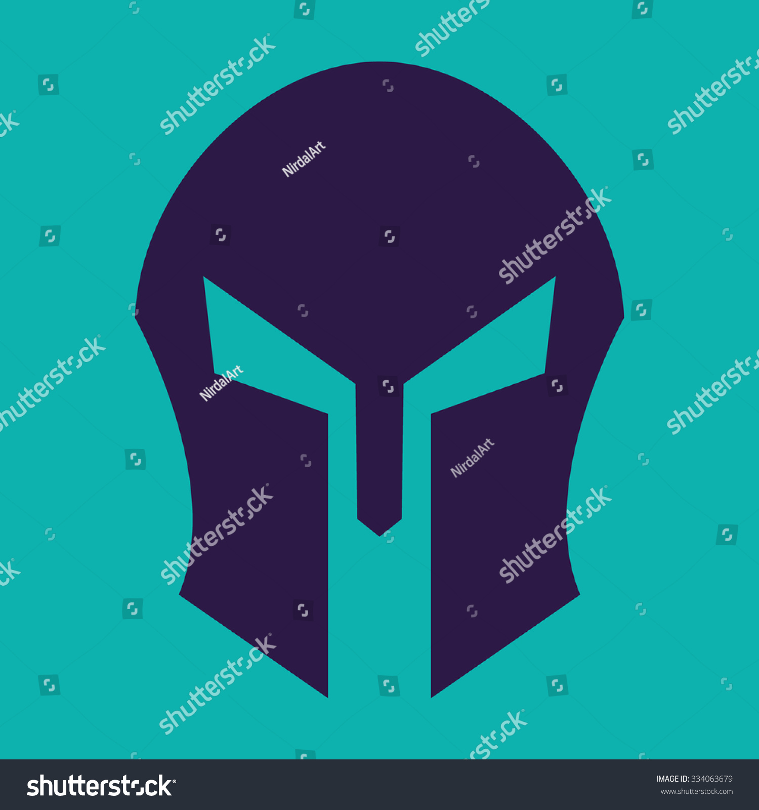 Spartan Helmet Stock Vector 334063679 - Shutterstock