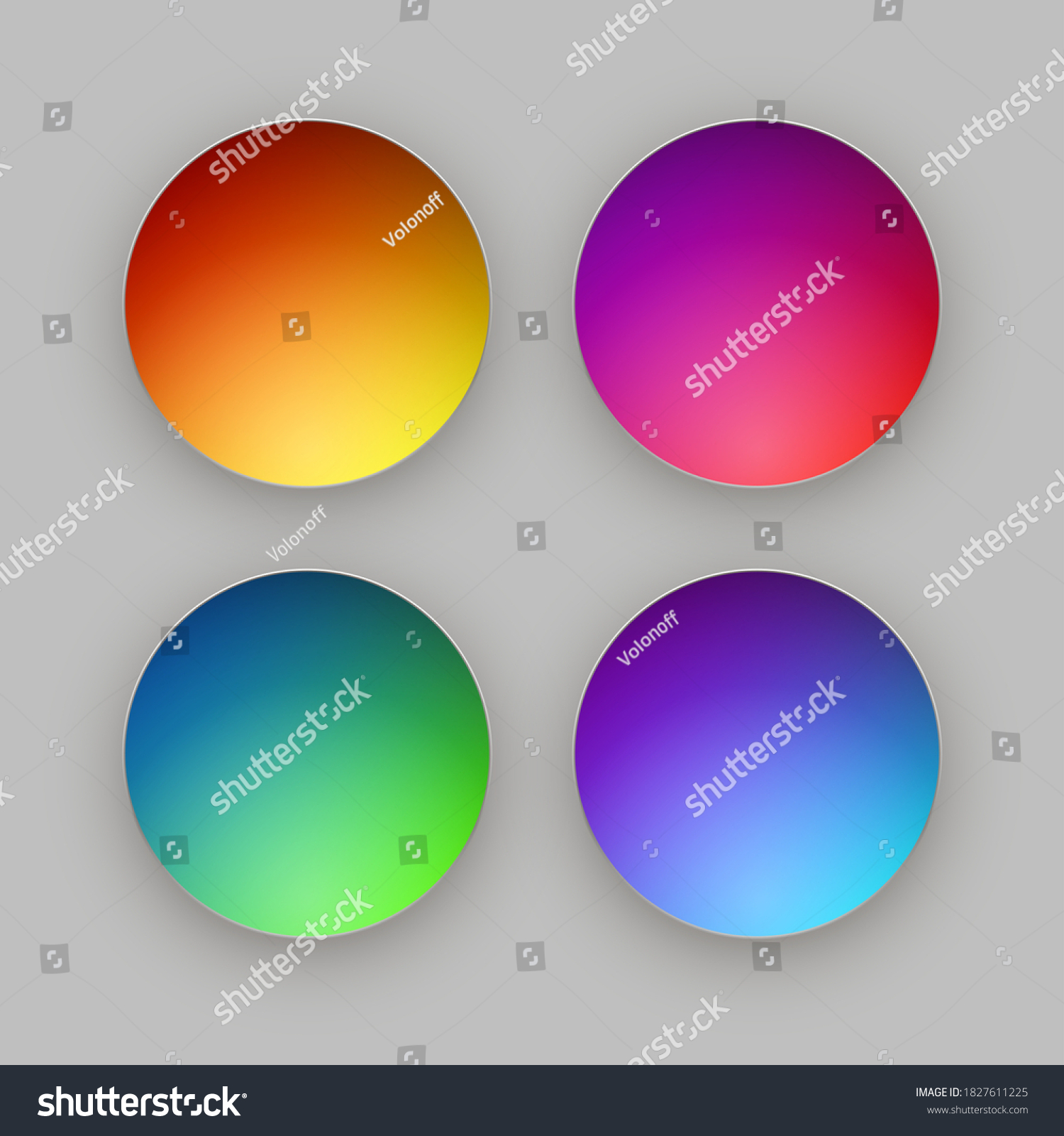 Special Round Offer Isolated On White Stock Vector (royalty Free 