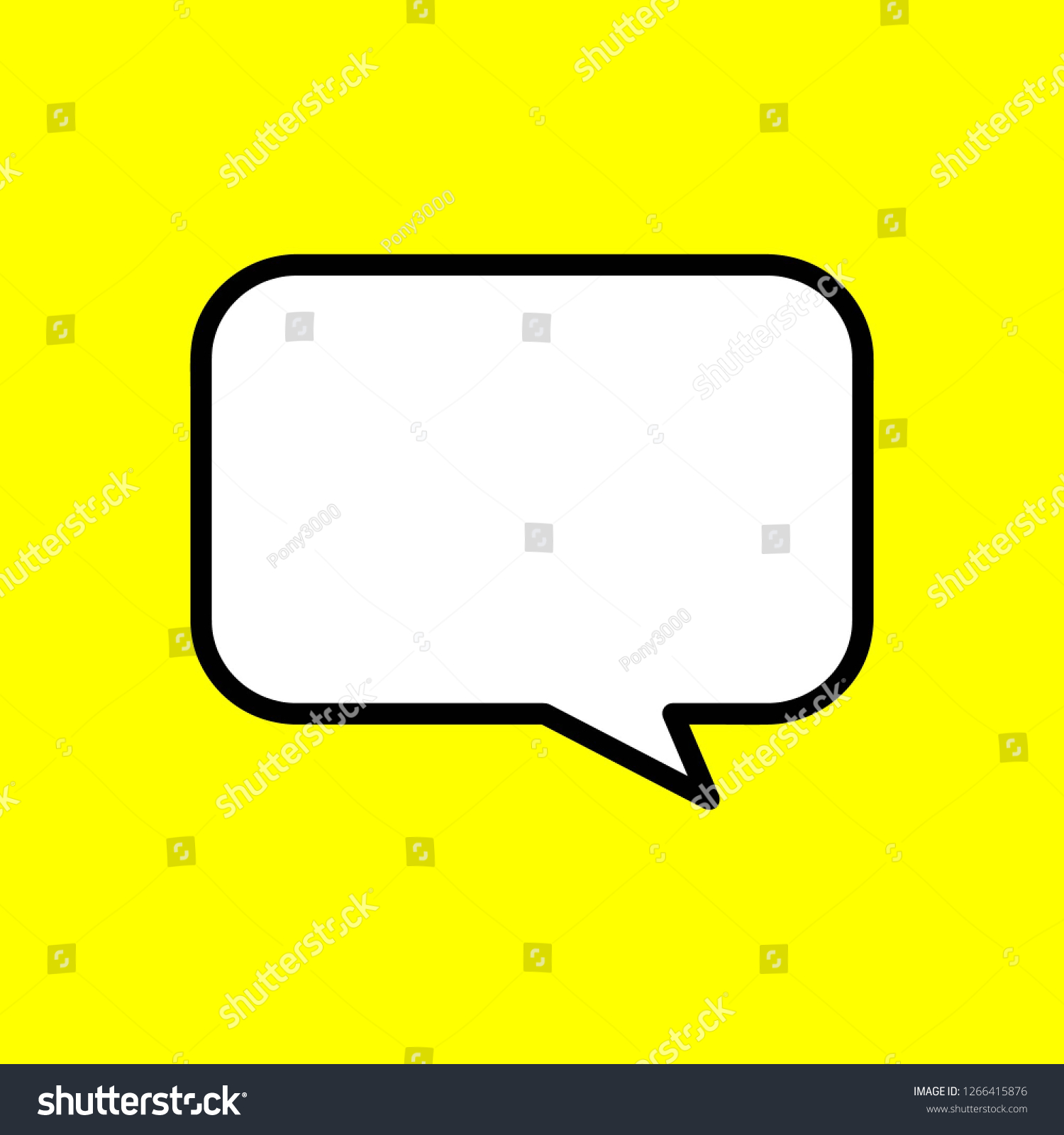 Speech Bubbles Outline Icon Stock Vector Royalty Free 1266415876 0531