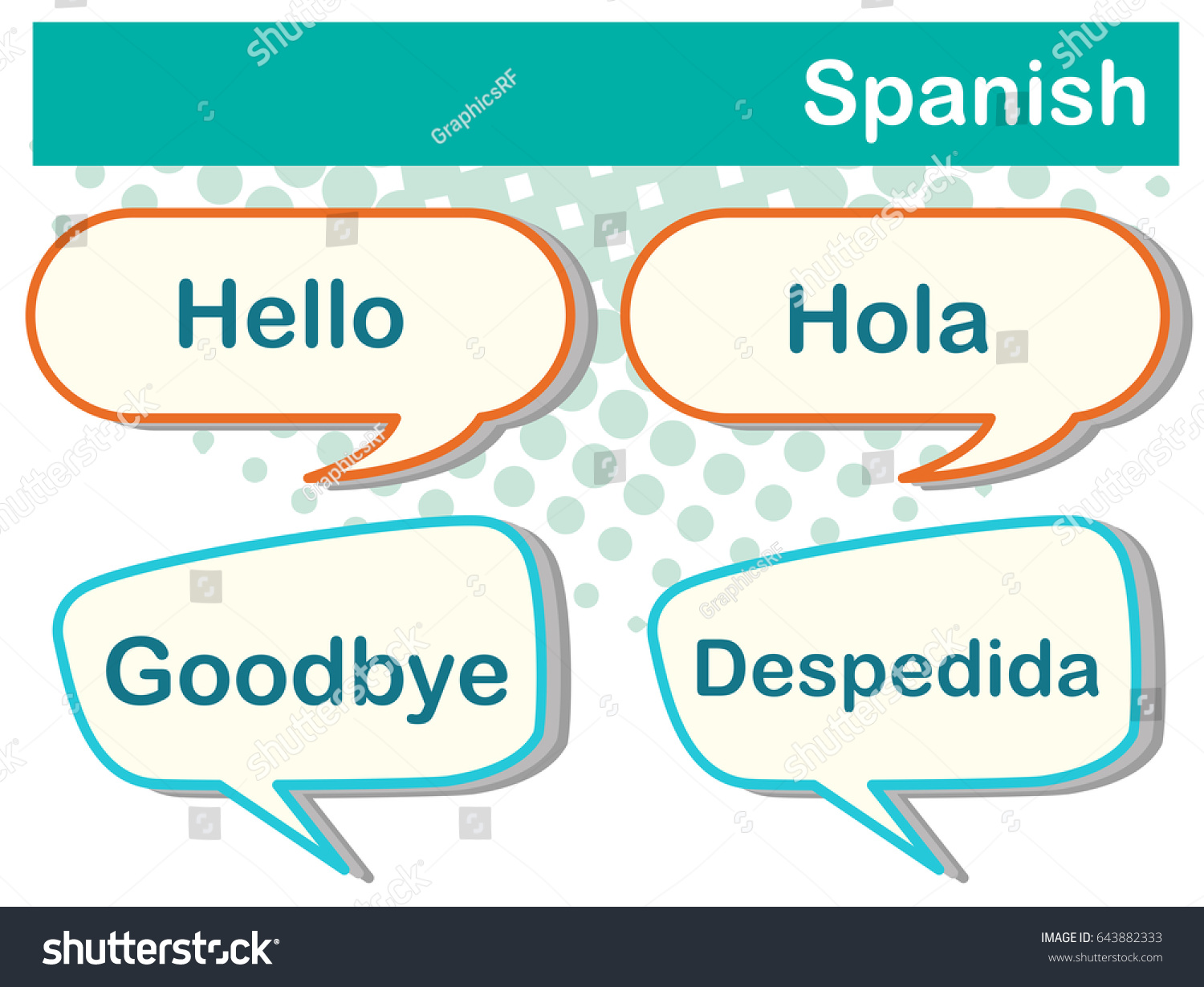 speech bubble spanish