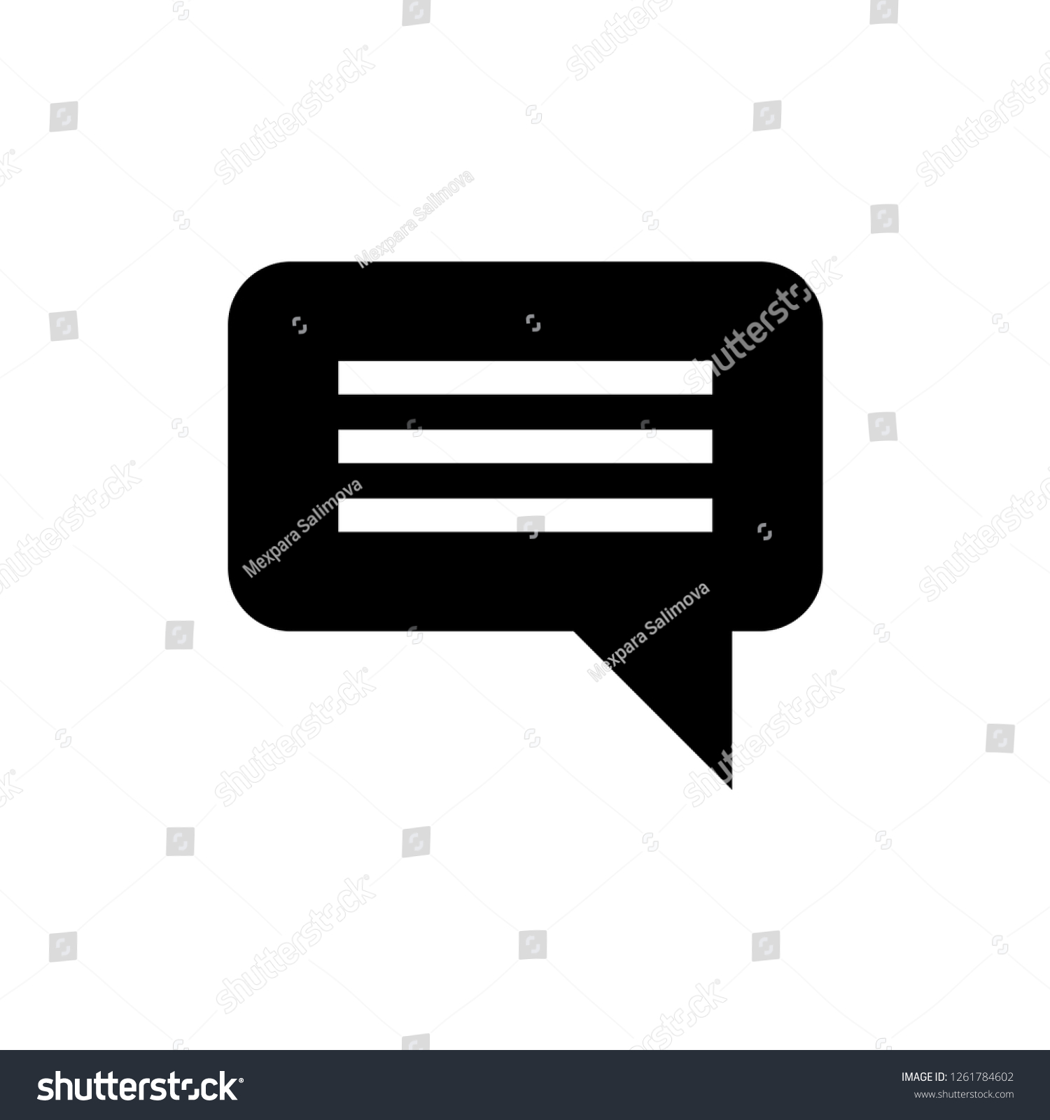Speech Vector Illustration Stock Vector Royalty Free 1261784602 Speech Vector Illustration Stock Vector Royalty Free 1261784602
