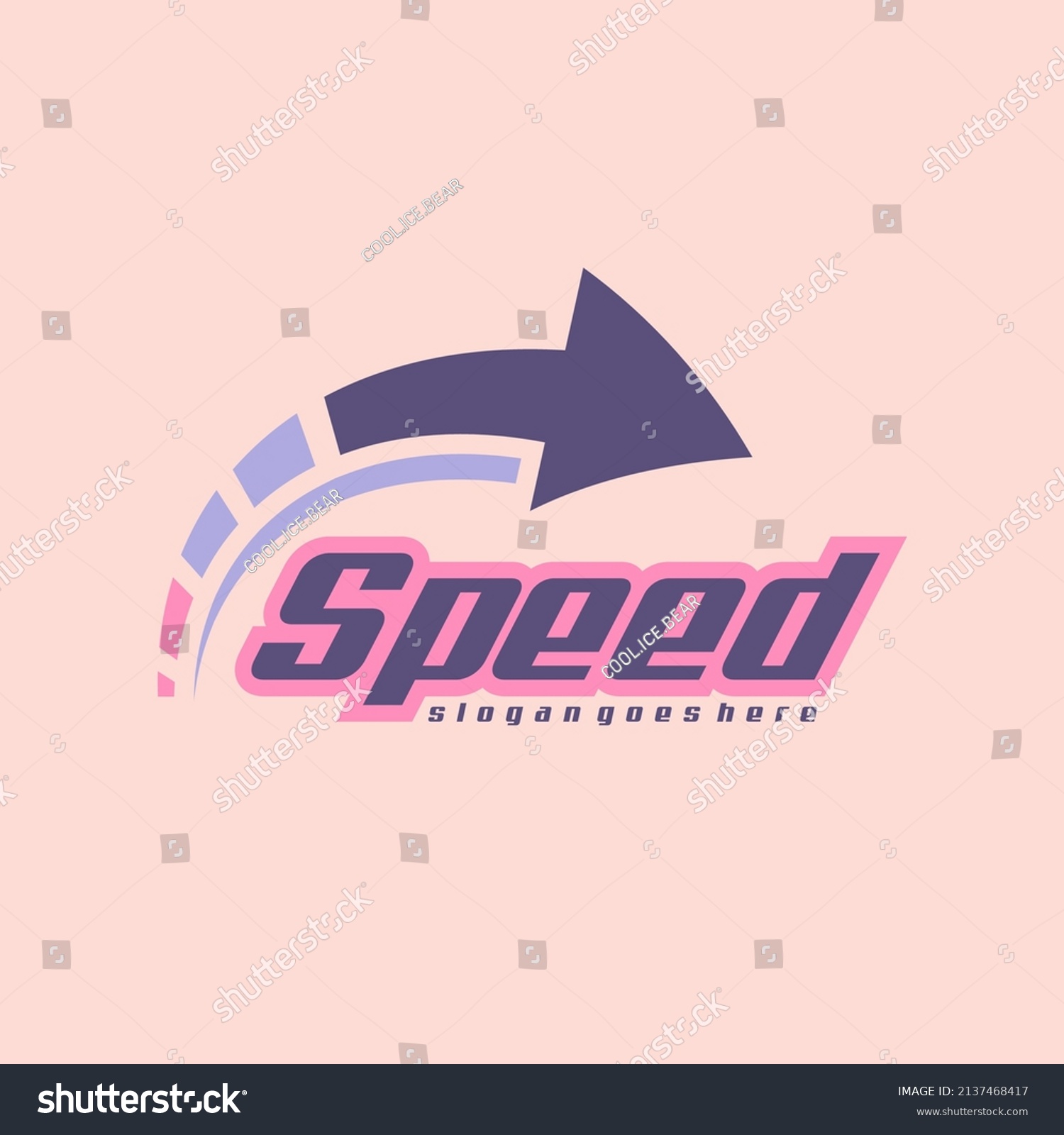 Speed Logo Design Concept Vector Speedometer Stock Vector (Royalty Free ...