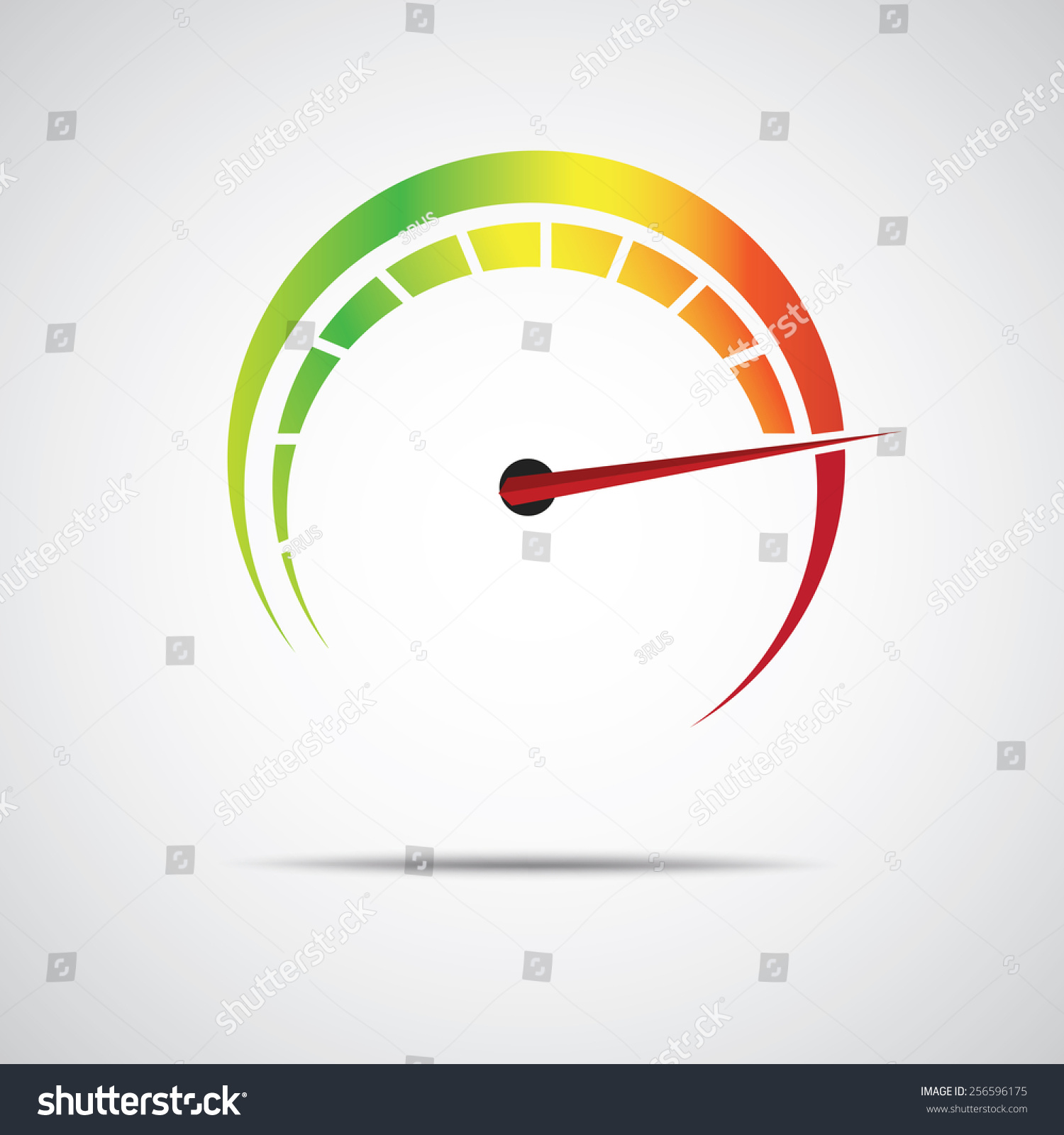 speed meter icon stock vector (royalty free) 256596175 shutterstock