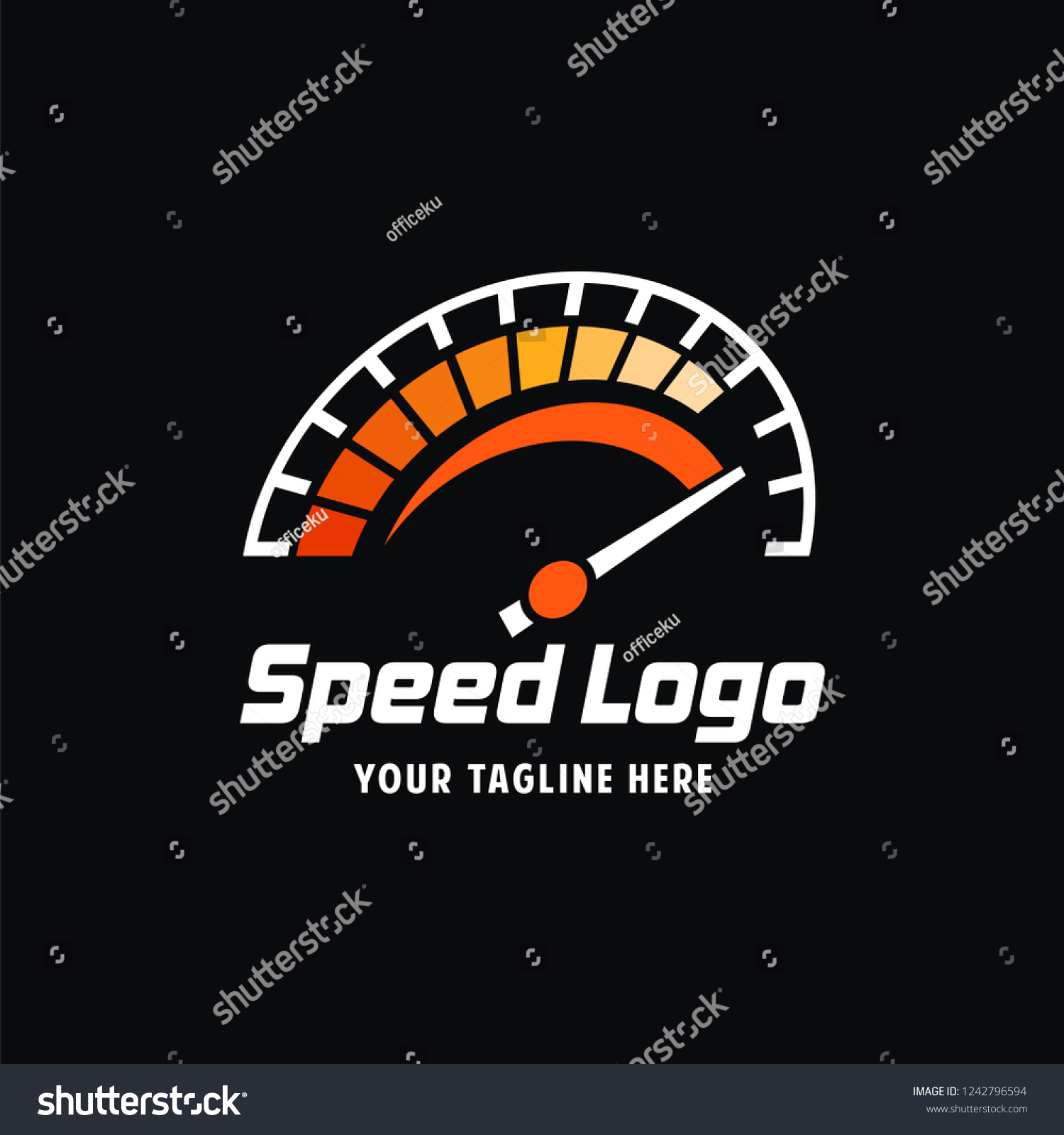 Speed Vector Logo Racing Event Main Stock Vector (royalty Free 