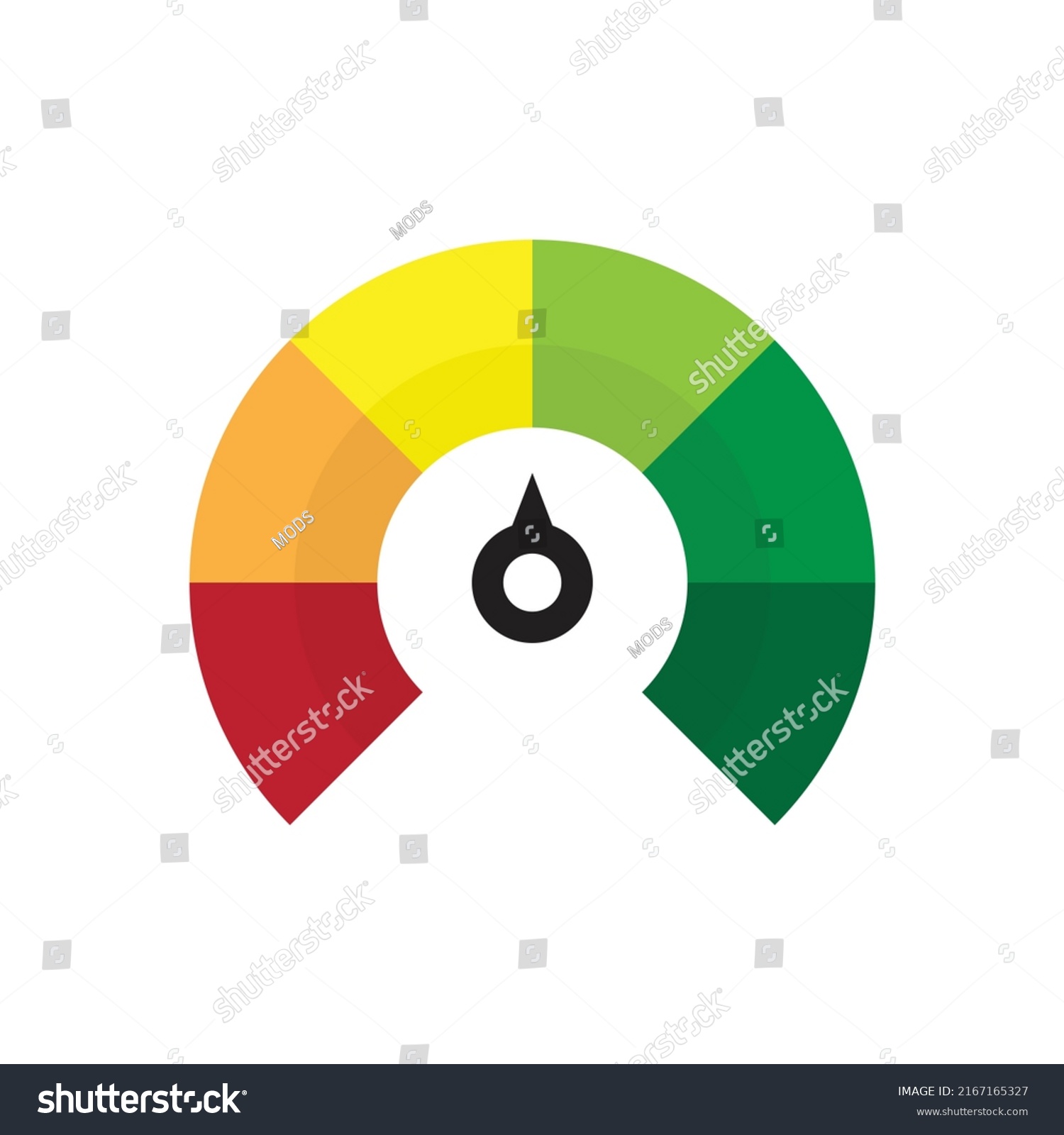 Speedometer Goods Gauge Rating Meter Icon Stock Vector (Royalty Free ...