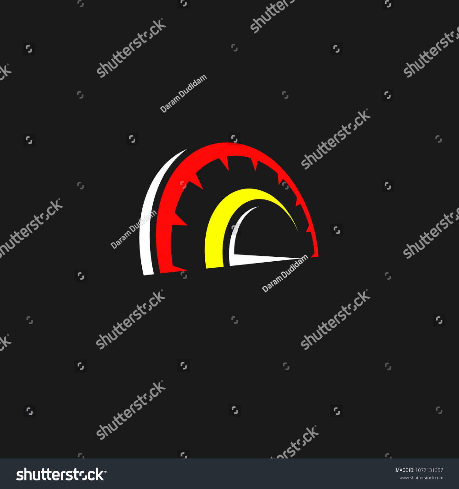 Speedometer Logo Icon Template Design Speed Stock Vector (Royalty Free ...