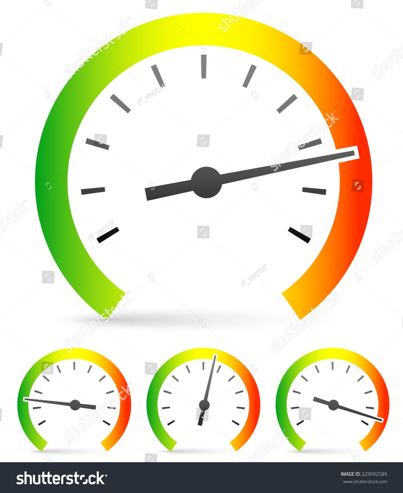 SVG of Speedometer or general gauge, dial template for measuring, comparison concepts. Vector icon. svg
