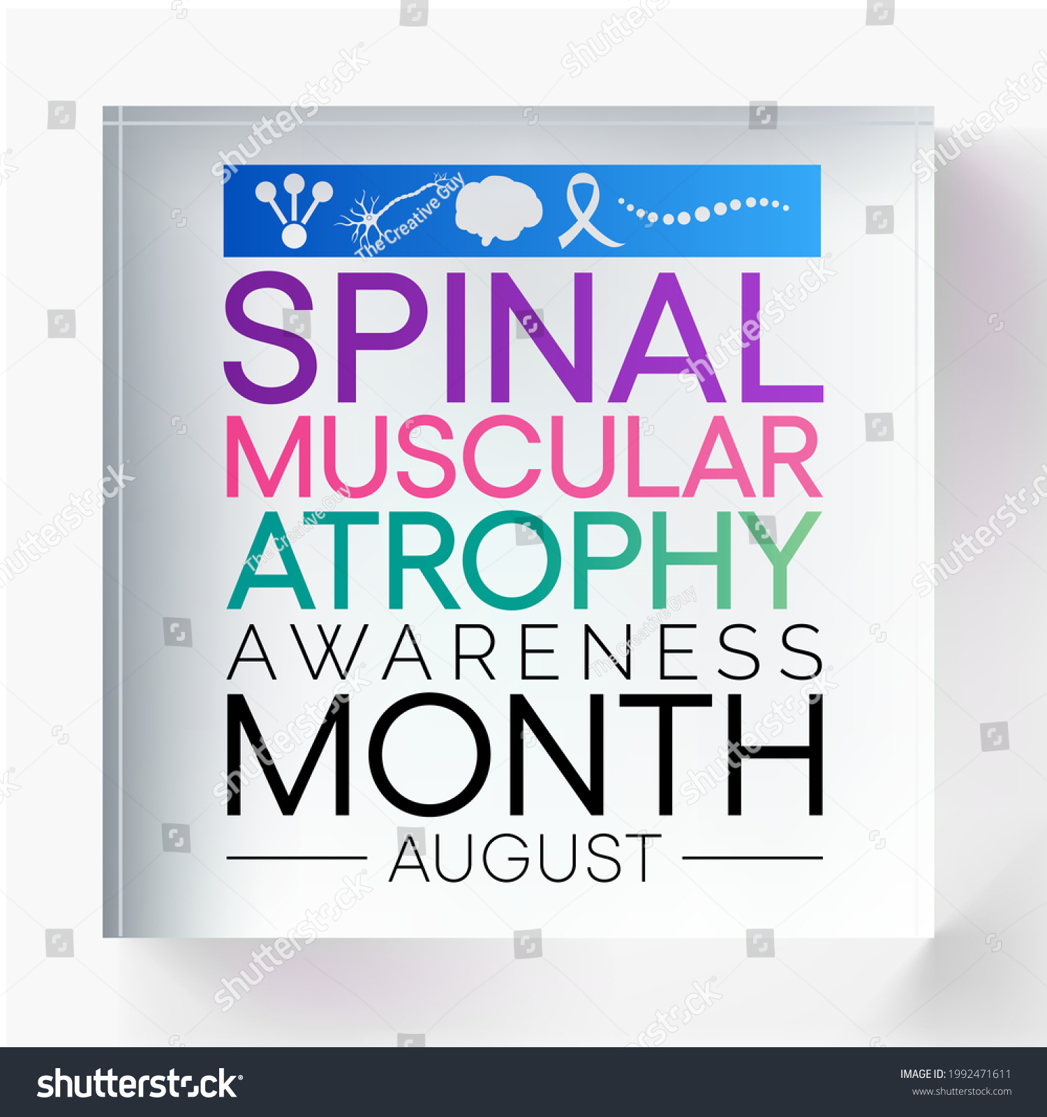 Spinal Muscular Atrophy Sma Awareness Month Stock Vector Royalty Free 1992471611 Shutterstock 7605