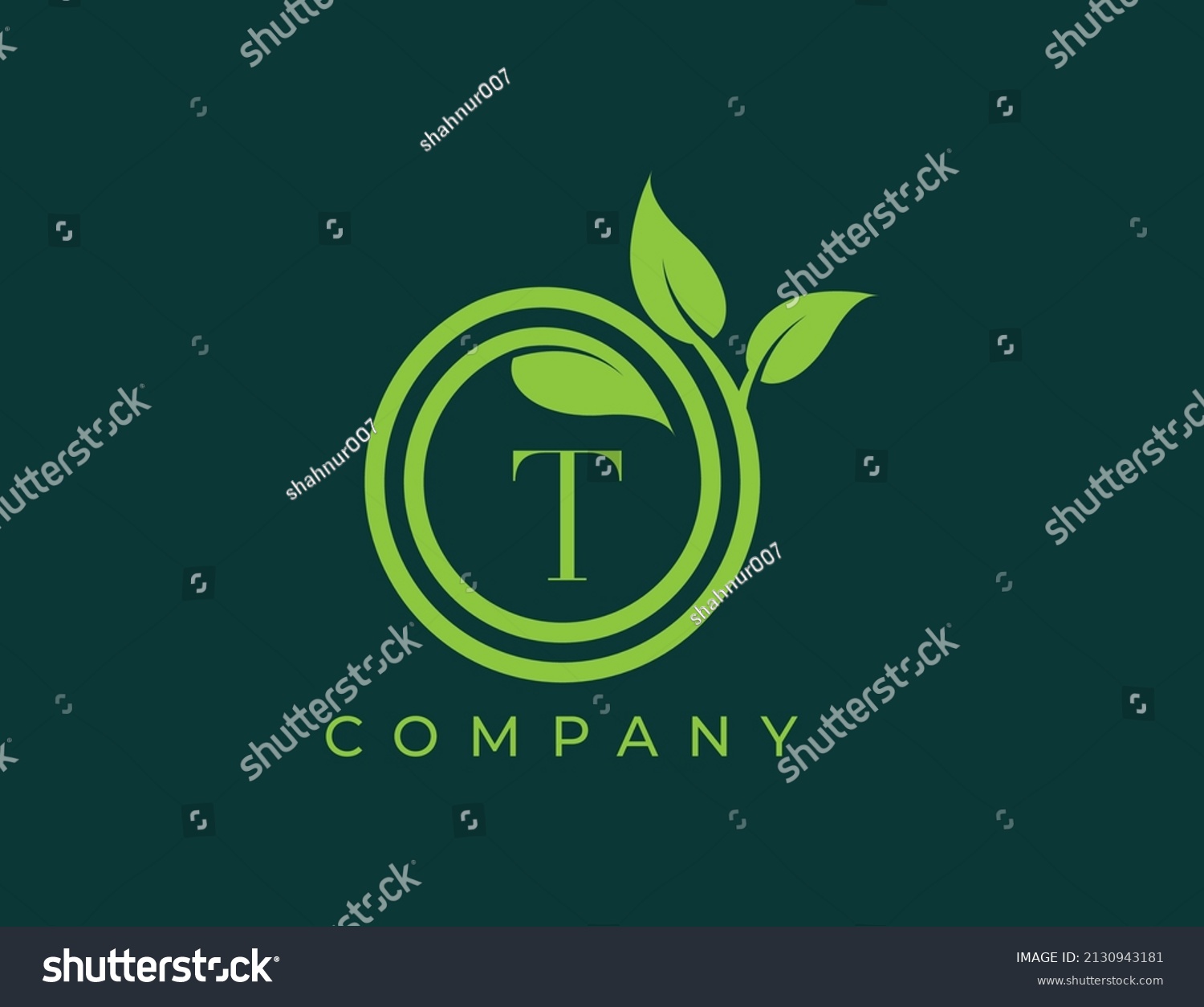 Spiral Leaf Logo Icon Symbol Design Stock Vector (Royalty Free ...