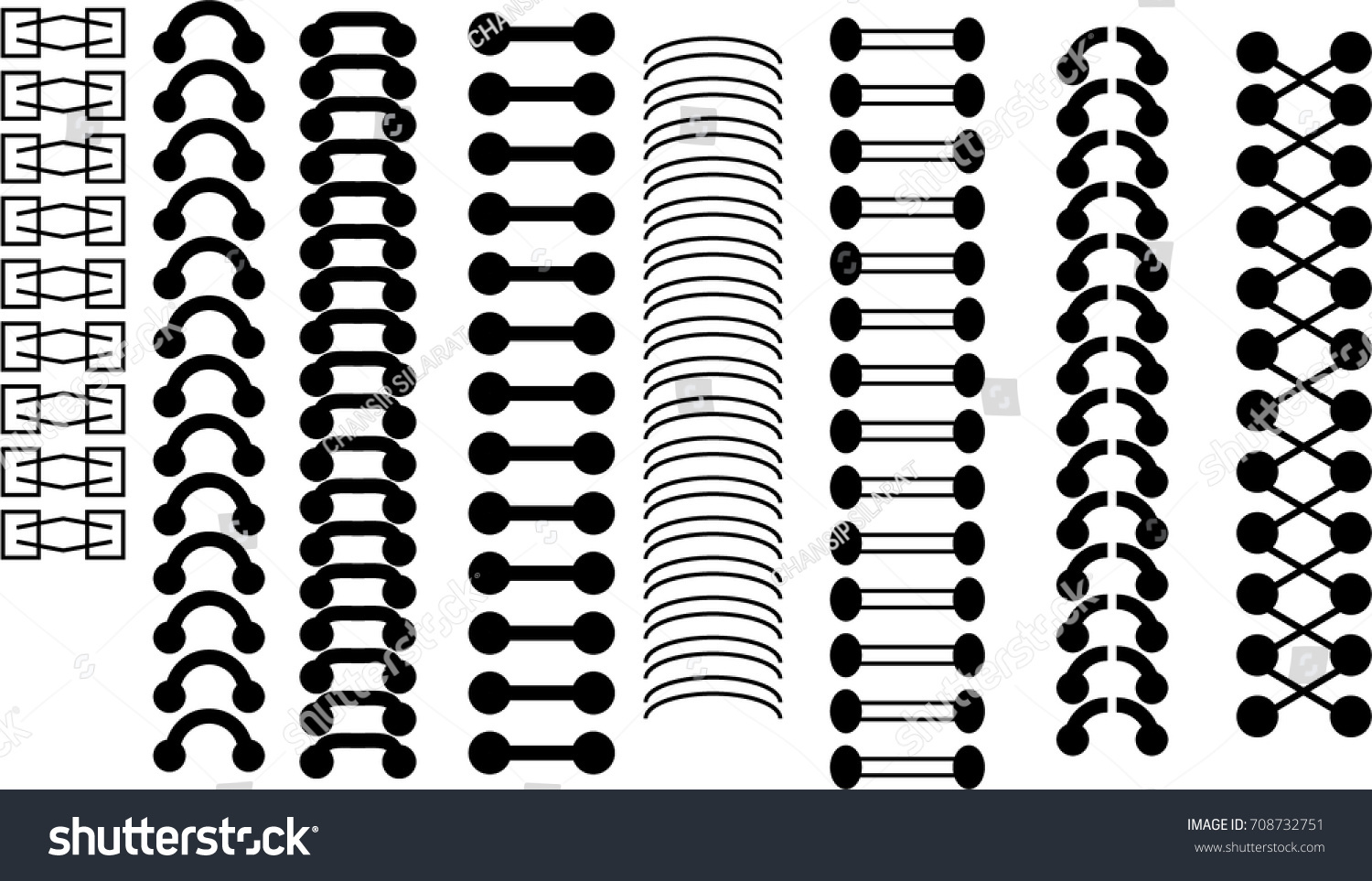 spiral notebook stock vector