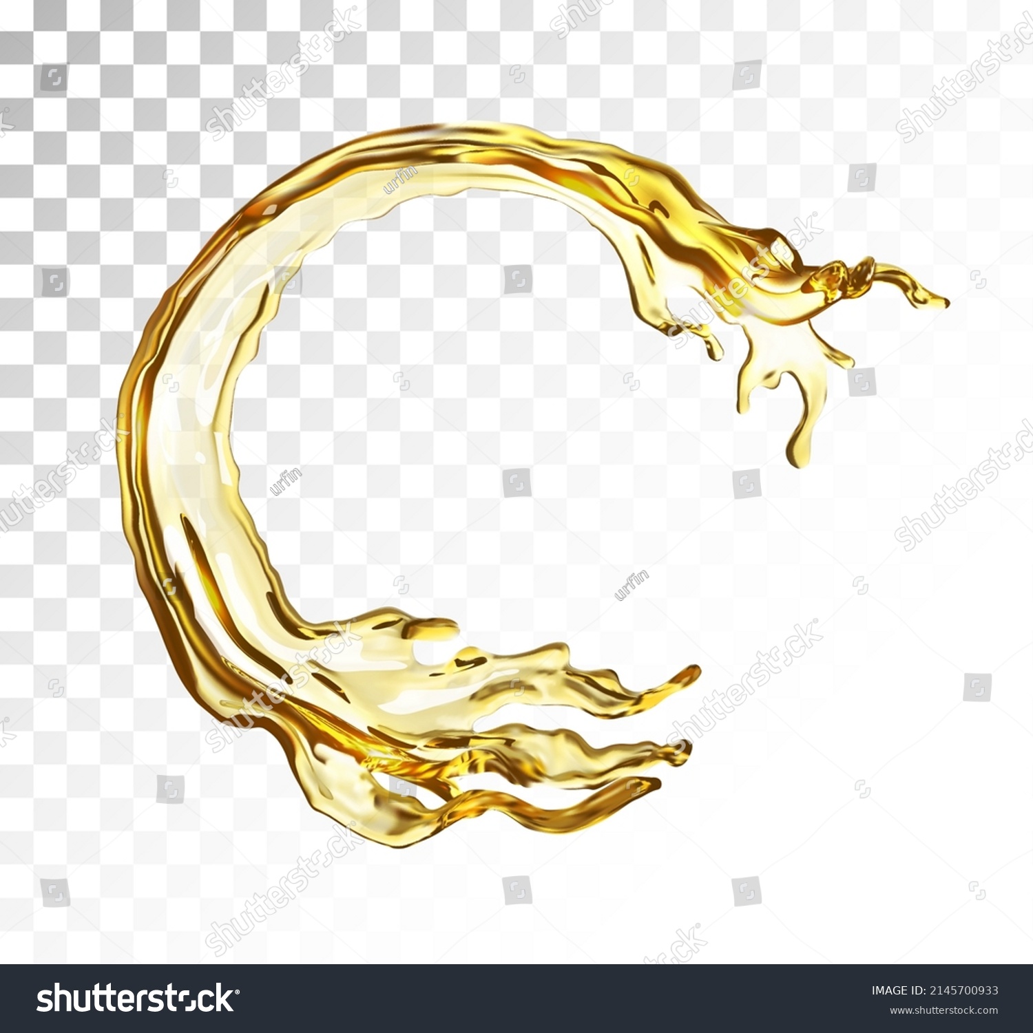 Splash Oil On Transparent Background Vector Stock Vector (Royalty Free ...